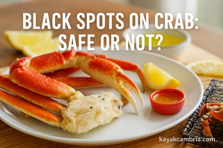 Black Spots on Crab Safe or Not?