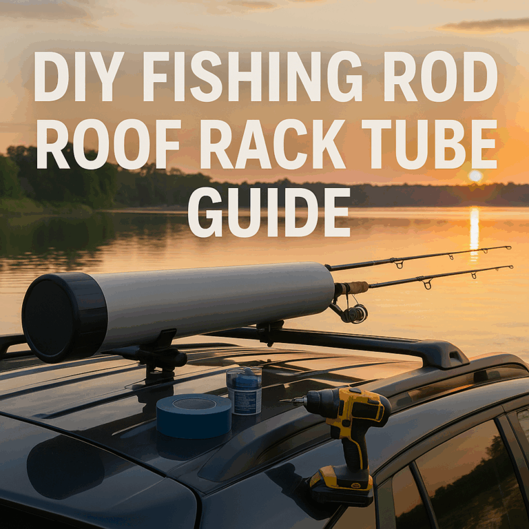 DIY Fishing Rod Roof Rack Tube Guide