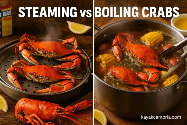 STEAMING vs BOILING CRABS