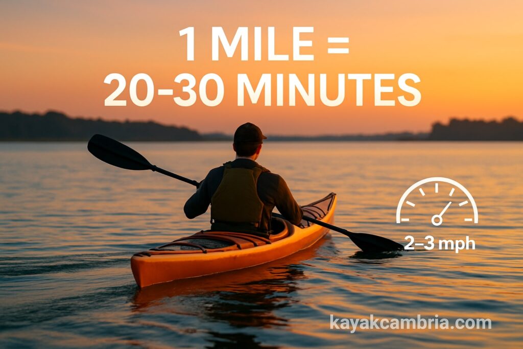 1 MILE = 20-30 MINUTES