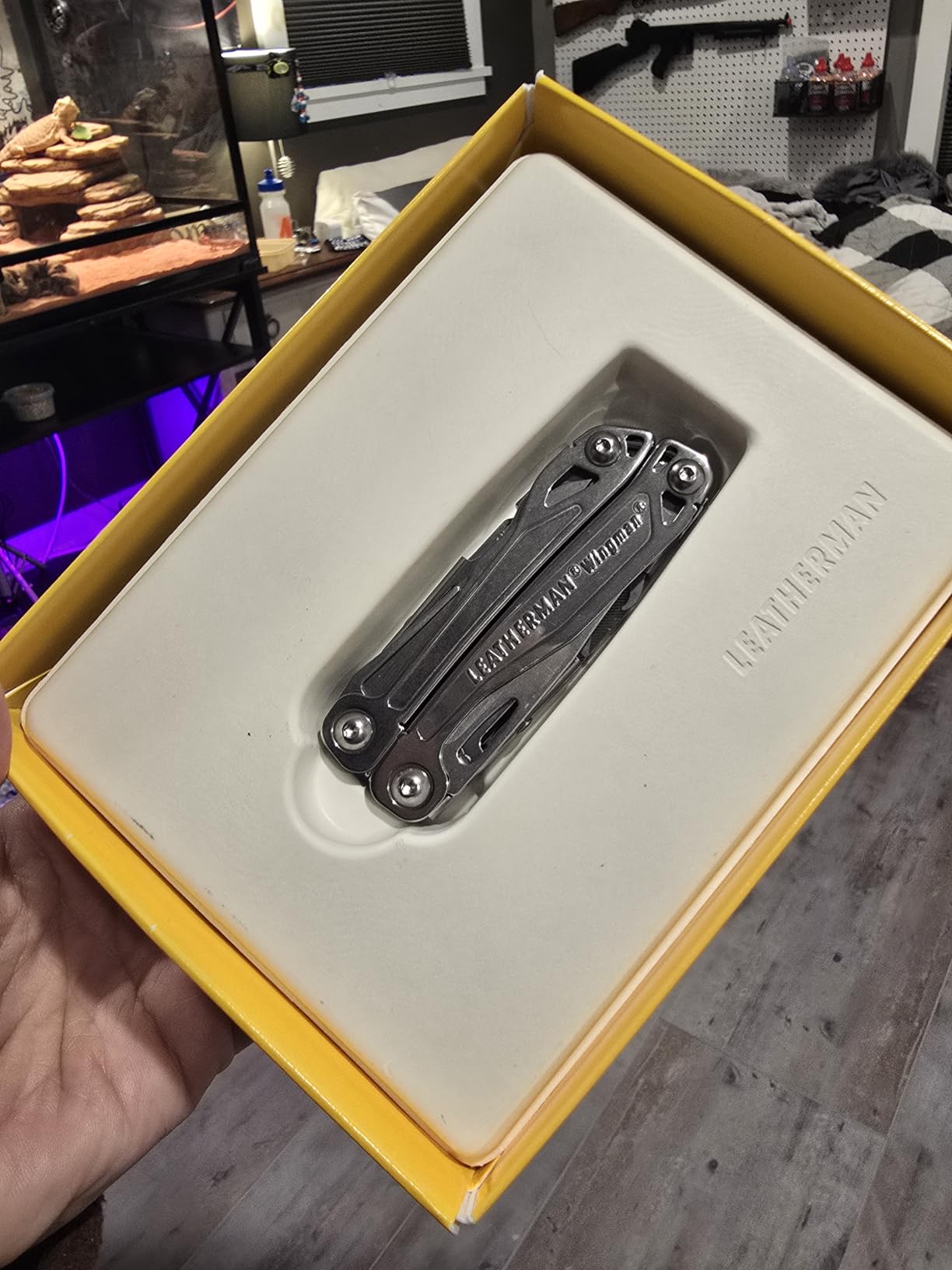 LEATHERMAN Wingman Multitool with Spring-Action Pliers and Scissors, Stainless Steel customer photo 1
