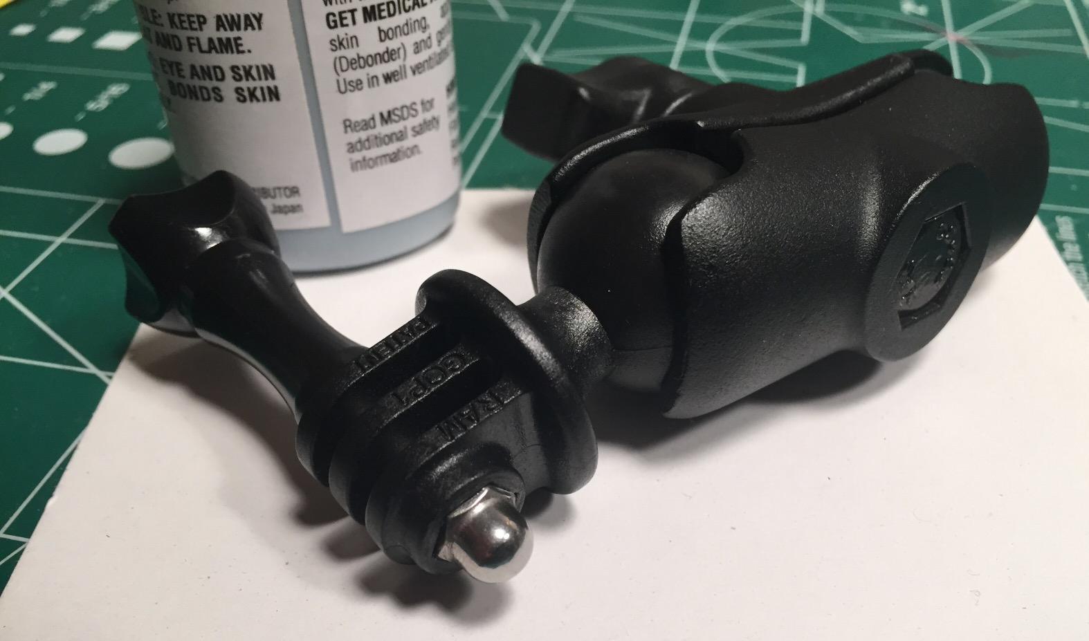 RAM MOUNTS Twist-Lock Suction Cup Mount with Universal Action Camera Adapter RAM-B-166-A-GOP1U customer photo 1