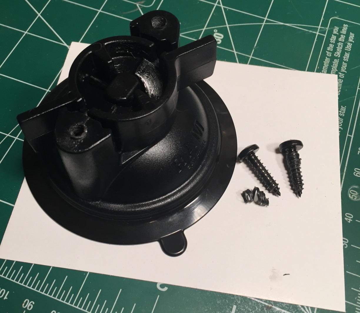 RAM MOUNTS Twist-Lock Suction Cup Mount with Universal Action Camera Adapter RAM-B-166-A-GOP1U customer photo 2