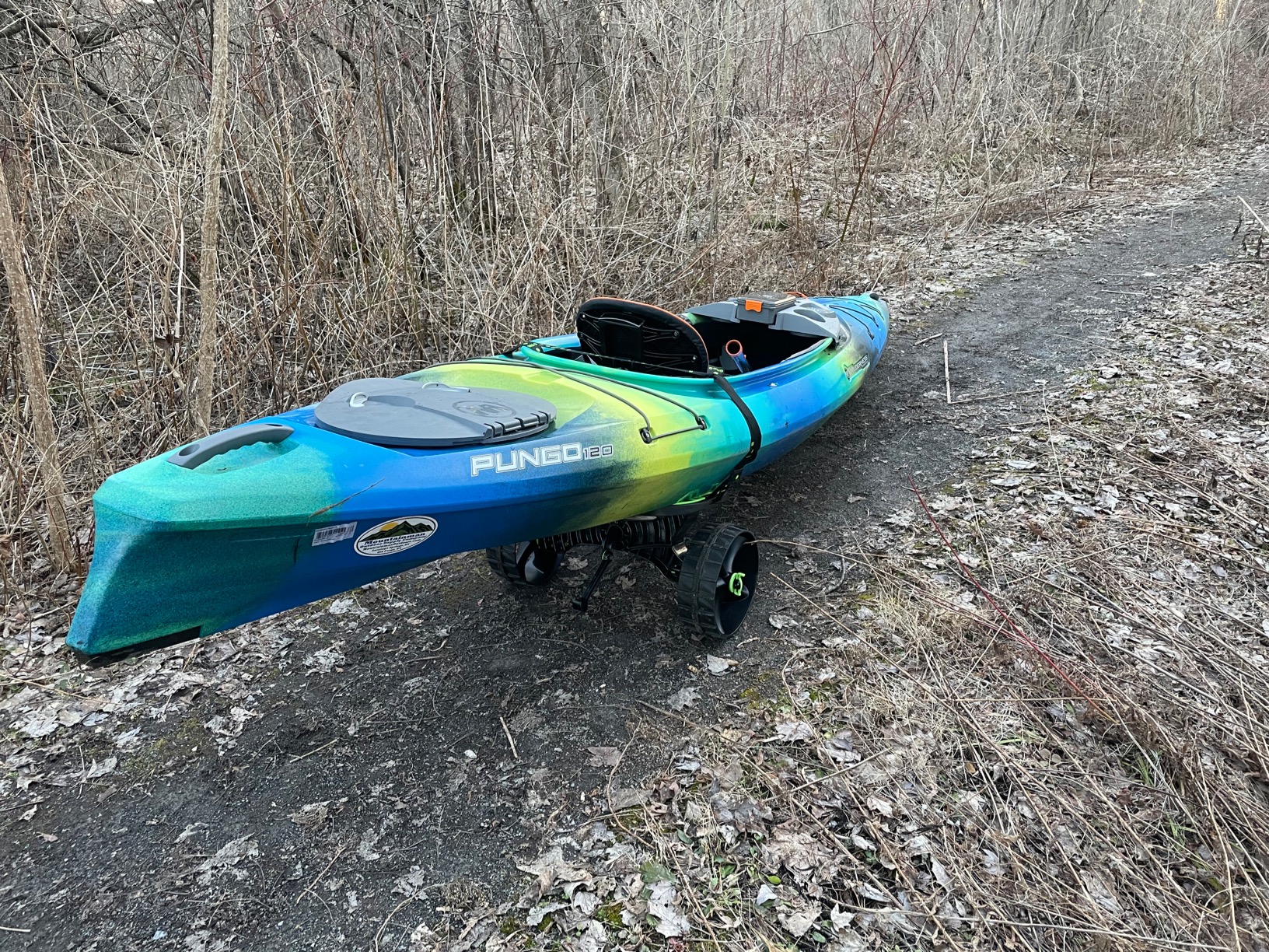 RAILBLAZA Genuine C-Tug Kayak Cart Dolly - Puncture-Free Wheels Canoe Cart Trailer with 260 lb Load Capacity customer photo 1