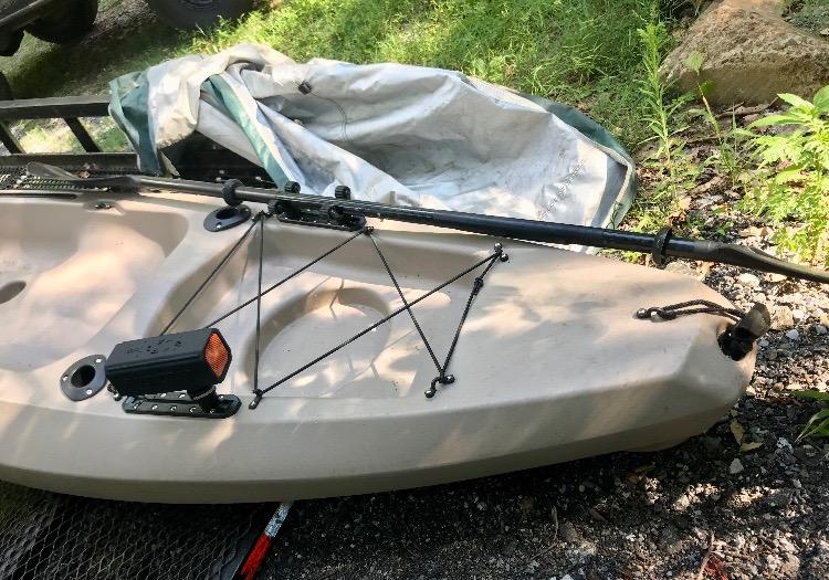 RAILBLAZA MiniPort Track Mount Base - Base for Kayak & Boat Accessories, Low-Profile Gear Mount Compatible with StarPort Accessories & TrackMount Systems, for Rod Holders, No Tool Installation customer photo 1