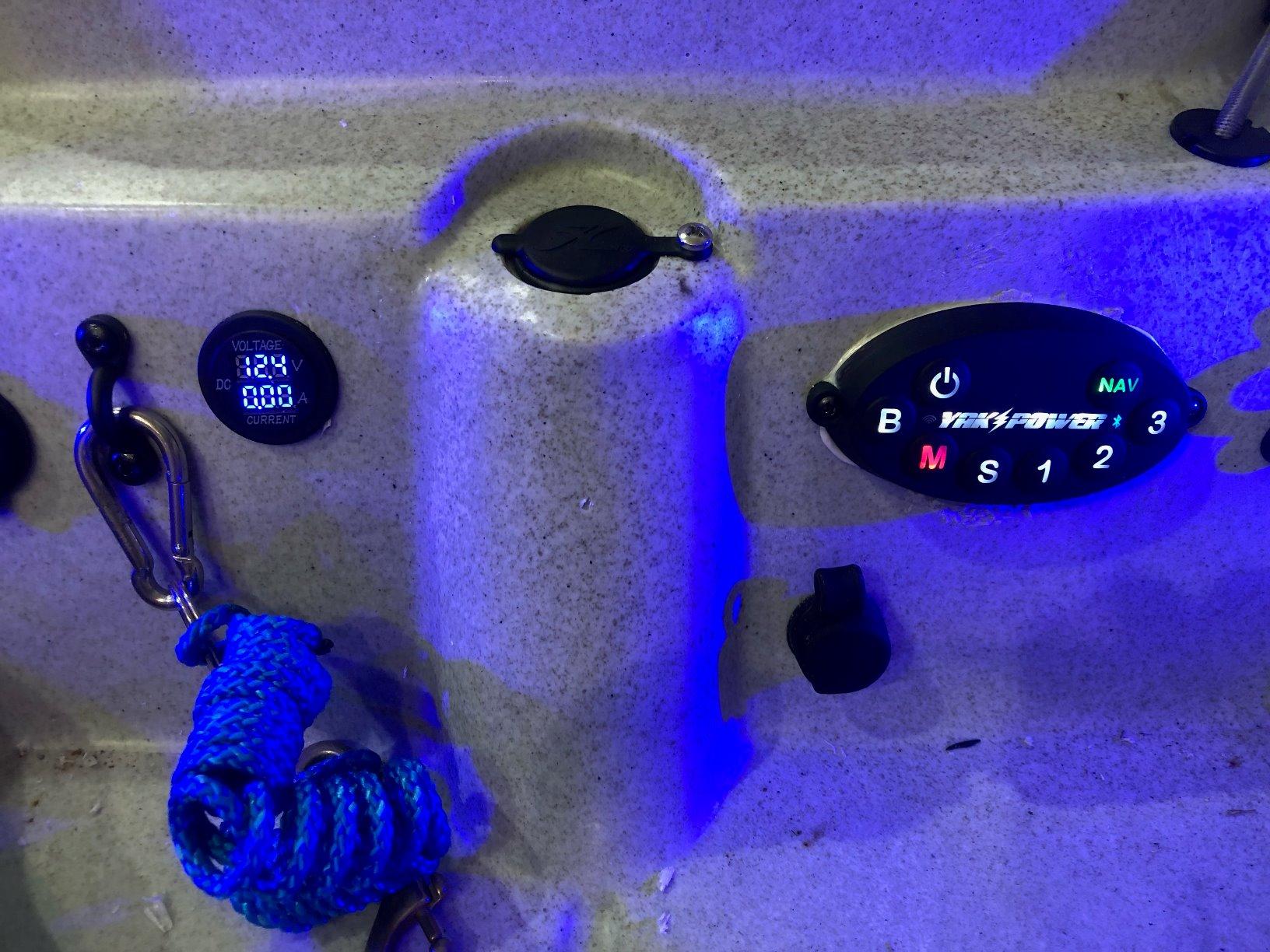 Yak-Power YP-RP5R Power Panel Switching System with Plug-and-Play Connectivity for Easy Addition and Control of Your 12-Volt Electronics on Your Kayak customer photo 2