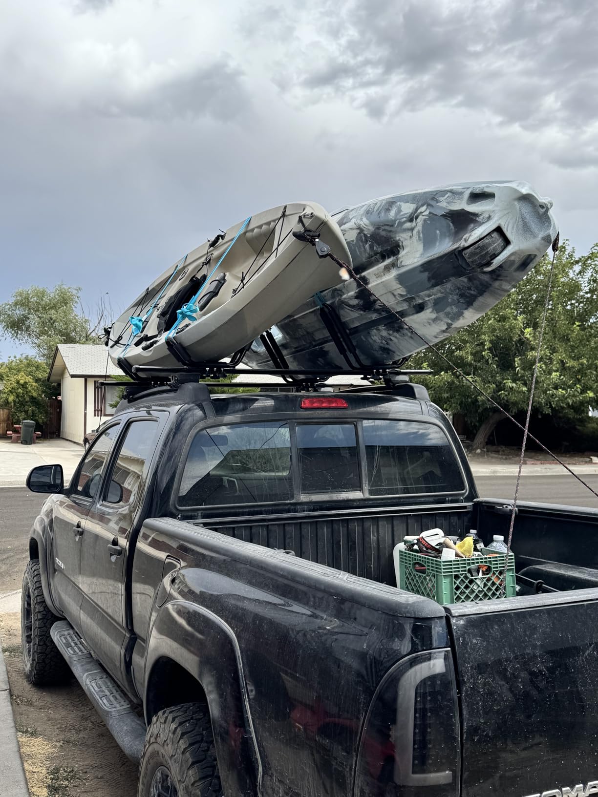 A01 Kayak Roof Rack for SUV Car Top Roof Mount Carrier J Cross Bar Canoe Boat (1 Pairs) customer photo 1