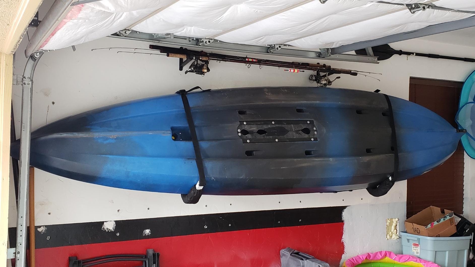 Best Marine and Outdoors Kayak Storage Rack, 2 Premium Wall Mount Racks, Kayaks & SUP Paddle Boards, 125lb Weight Capacity Garage Hanger, Indoor Outdoor Paddleboard Holder & Kayaking Accessories customer photo 2