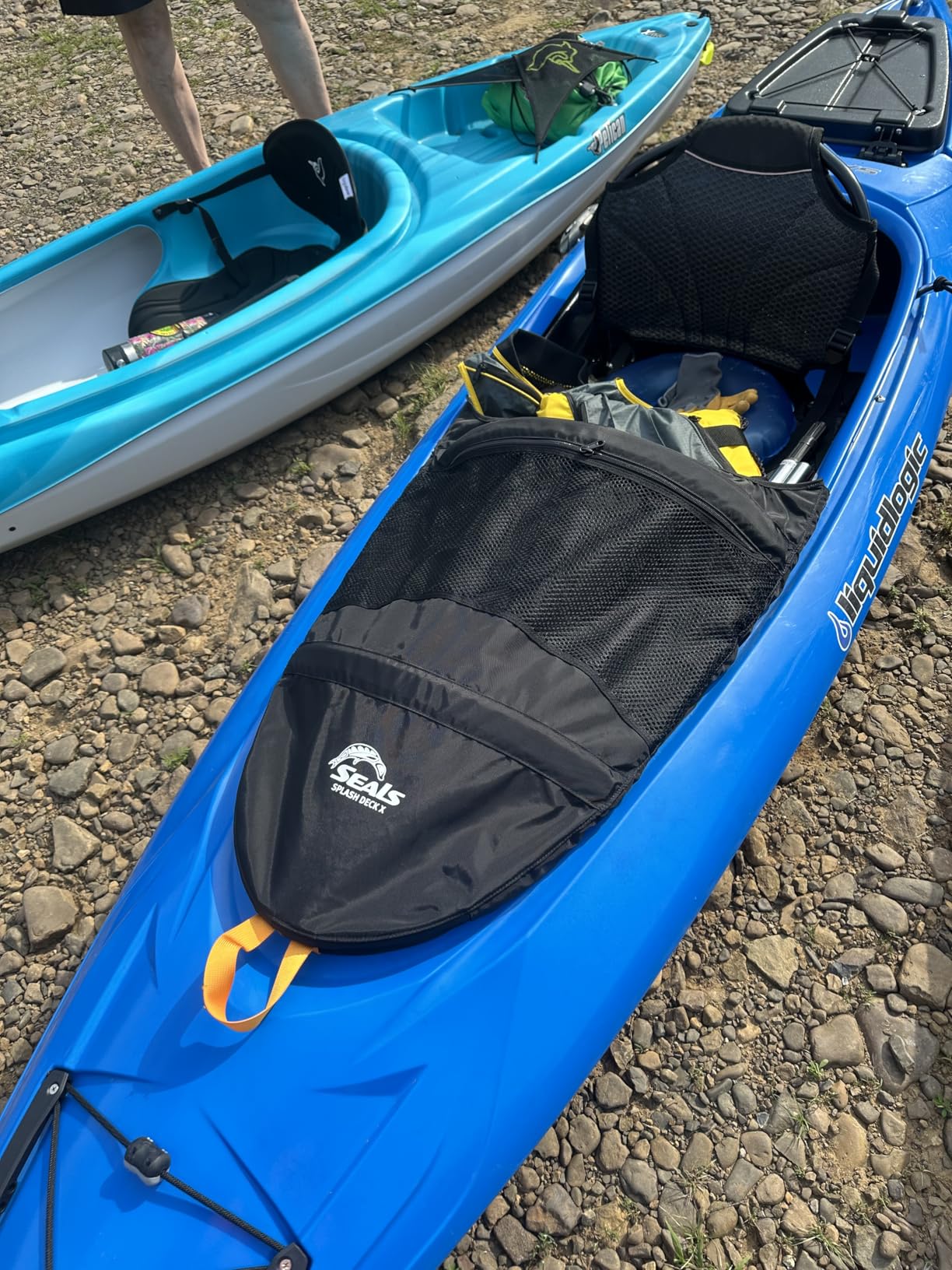 Seals Splash Deck | Made in USA | Spray & Splash Protection Cover for Kayaking customer photo 1