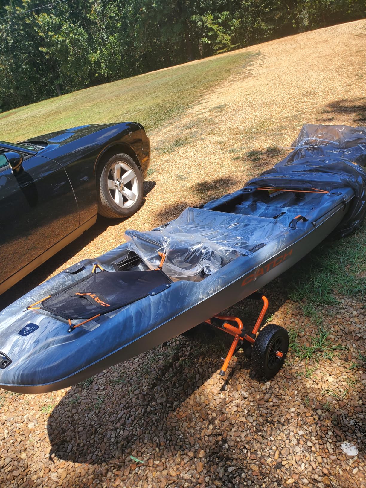Kayak Cart - Canoe Dolly with Airless Tires, Aluminum Frame, and 140lb Capacity for Transporting Jon Boats, Paddleboards, SUP by Rad Sportz customer photo 1