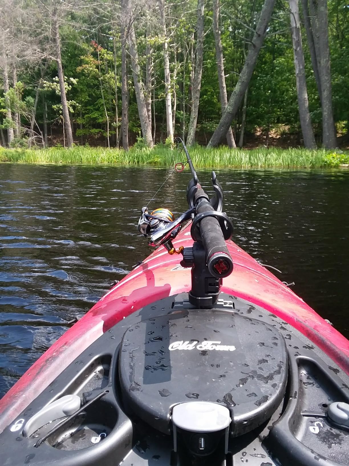 YakAttack Omega Rod Holder | Track Mount Fishing Rod Holder for Kayak & Boat | Compatible with Spinning, Casting, Fly Reels | LockNLoad System | Secure & Adjustable | Kayak Track Mount Accessories customer photo 1
