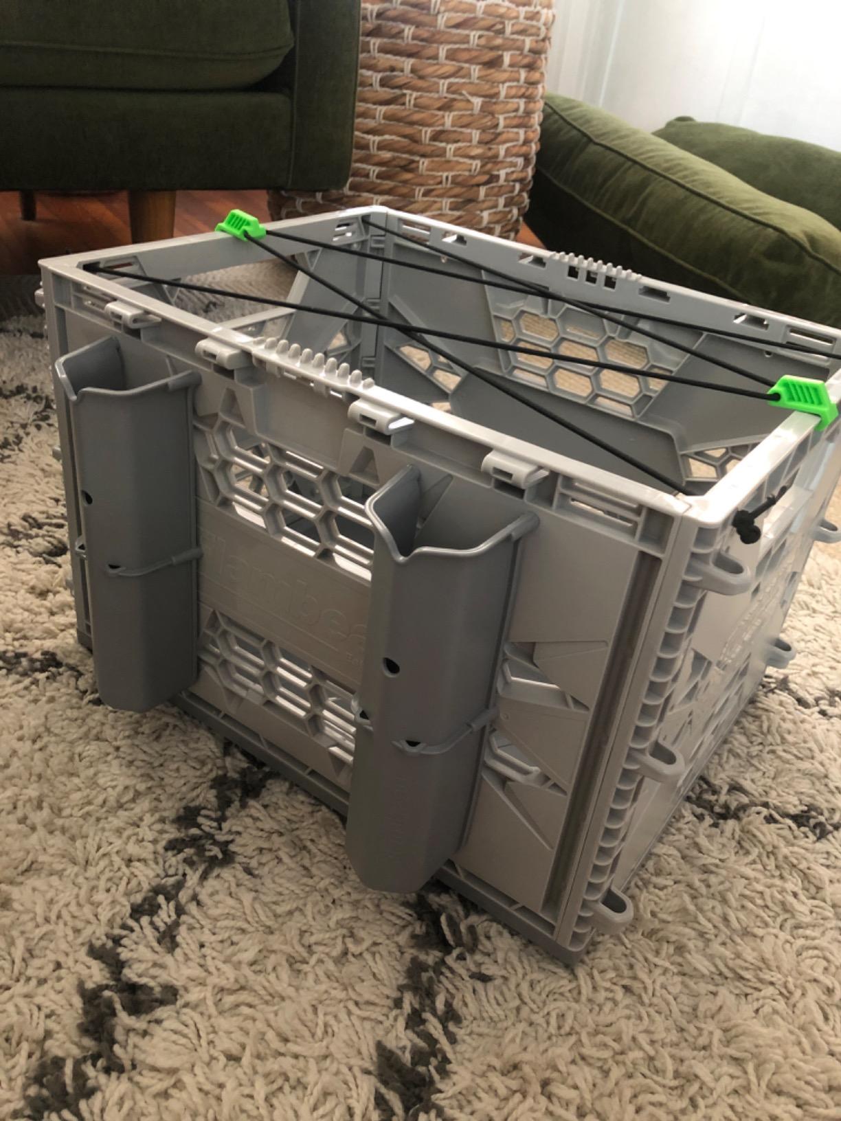 Flambeau Outdoors 455TK Tuff Krate, Kayak Tackle Storage Solution, Fishing Organizer Crate, Standard, Gray customer photo 1