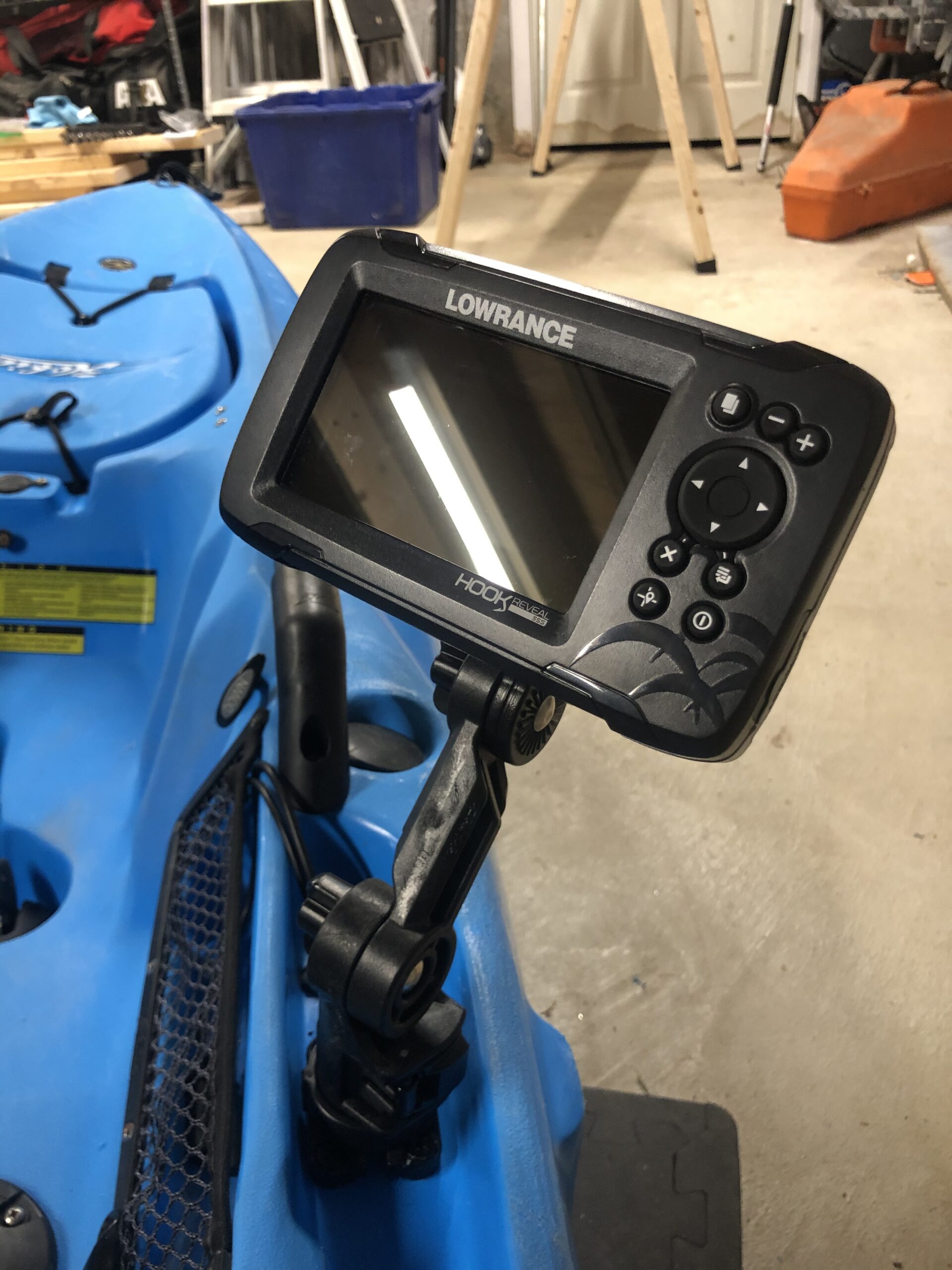 YakAttack Lowrance Hook2 Fish Finder Mount with LockNLoad | Compatible with Hook²-4X, Hook²-5, Simrad Cruise 5 customer photo 1