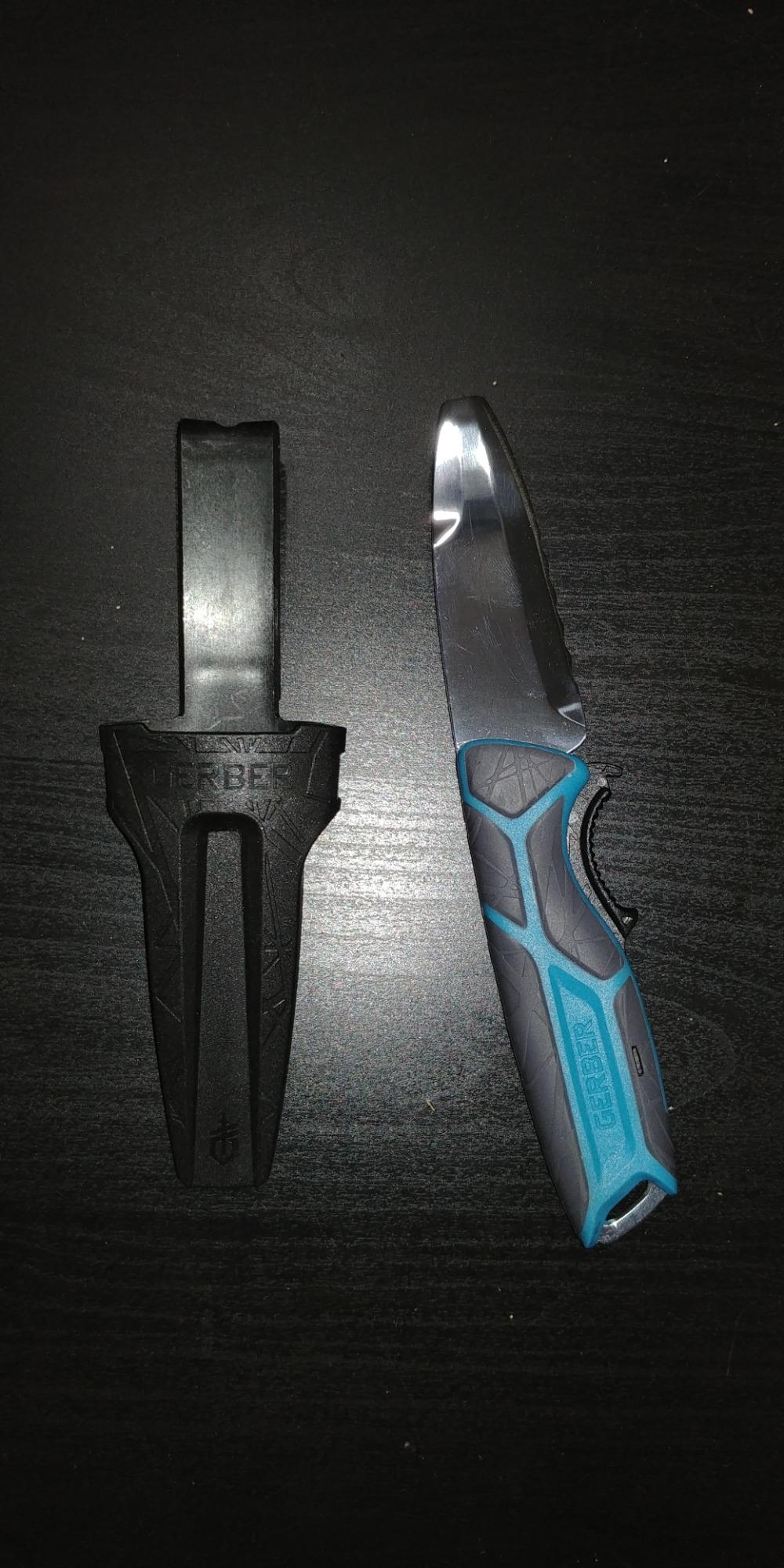 Gerber Gear CrossRiver - Durable Fixed-Blade Knife for Saltwater Fishing - Premium Fishing Gear - 3