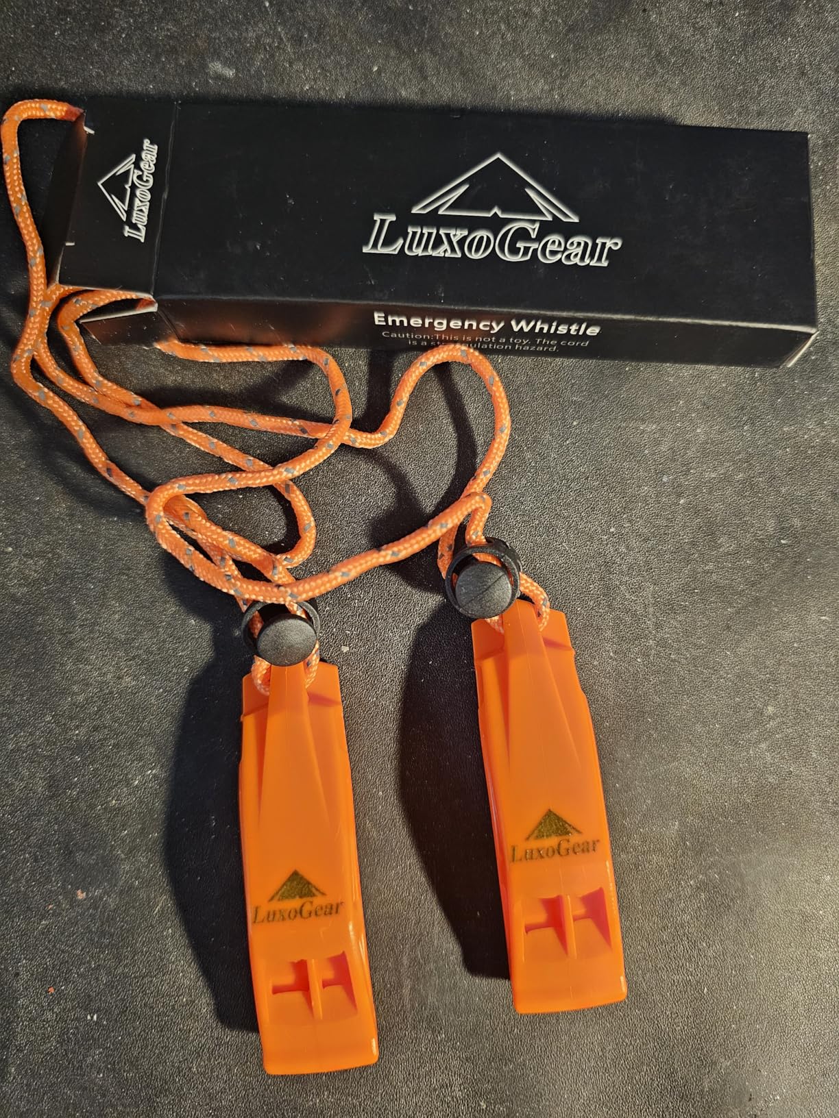 Emergency Whistles with Lanyard Safety Whistle Survival Shrill Loud Blast for Kayak Life Vest Jacket Boating Fishing Boat Camping Hiking Hunting Rescue Signaling Kids Lifeguard Plastic 2 Pack customer photo 1