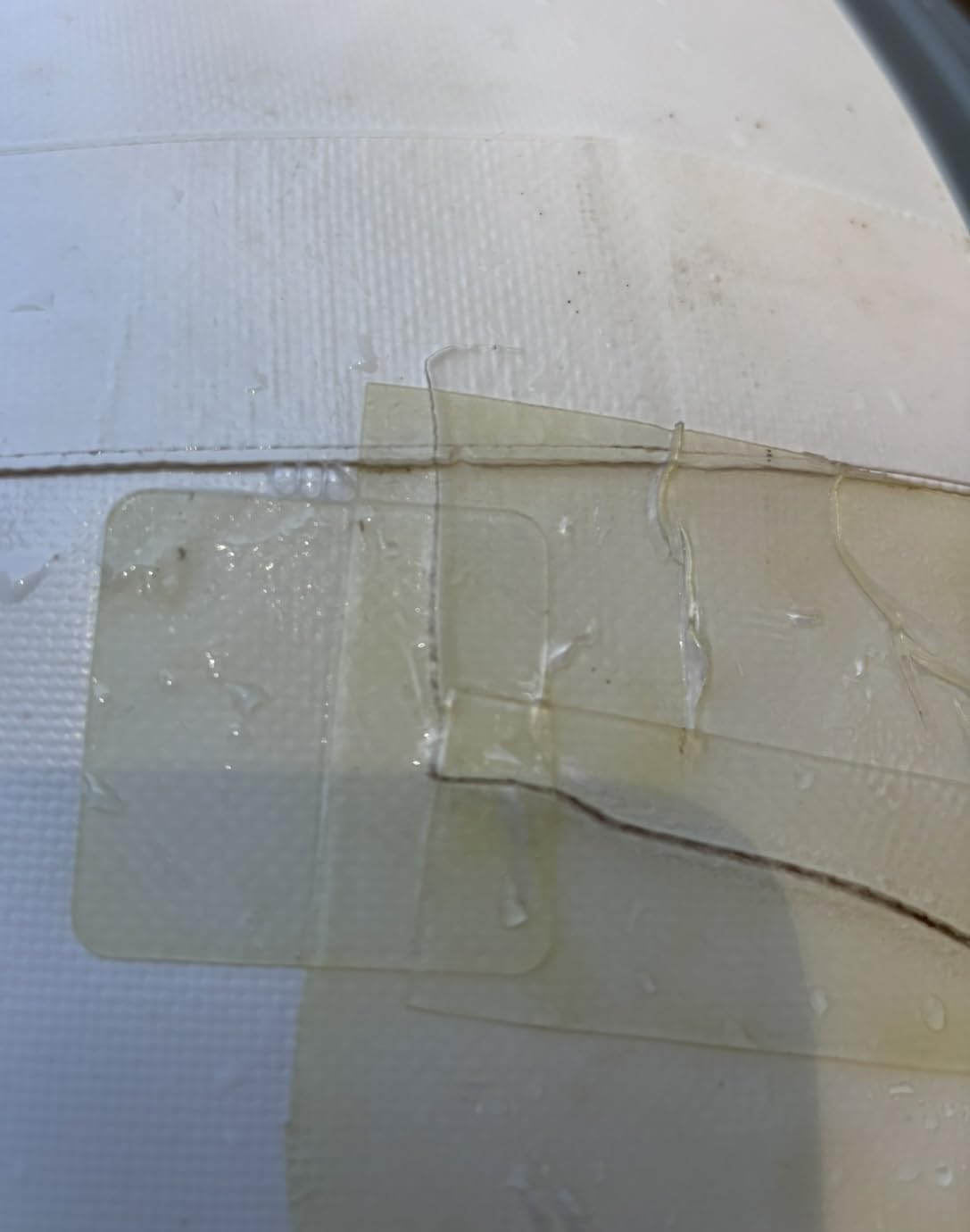 AquaPro Liquid Patch Waterproof Repair Kit for PVC Inflatable Boats, Rafts, ISUPs, Paddle Boards, Above Ground Pools, Hot Tubs, and Underwater Gear (Sealer +Cord) customer photo 2