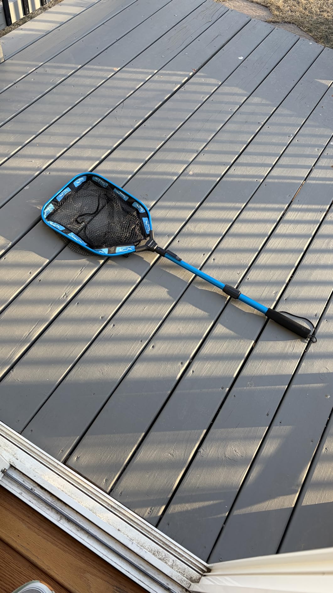 PLUSINNO Floating Fishing Net for Steelhead, Salmon, Fly, Kayak, Catfish, Bass, Trout Fishing, Rubber Coated Foldable Landing Net with Fixed or Telescoping Pole Handle customer photo 1