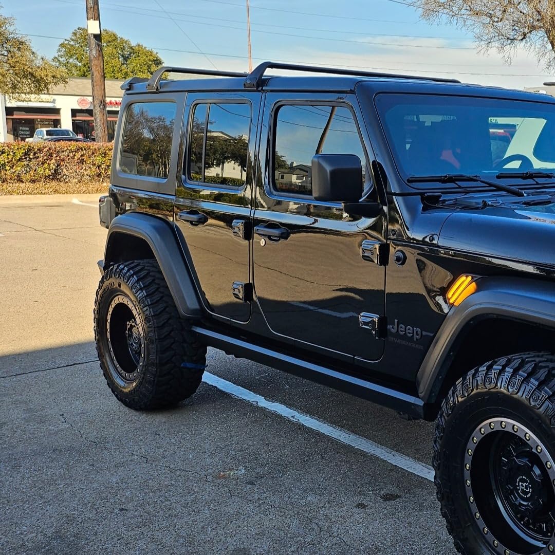 Hooke Road for Jeep Roof Rack Cross Bars Kayak Watercraf Cargo Carriers Compatible with Jeep Wrangler JK JL Gladiator JT 2007-2026 (4-Door Hard Top) customer photo 2