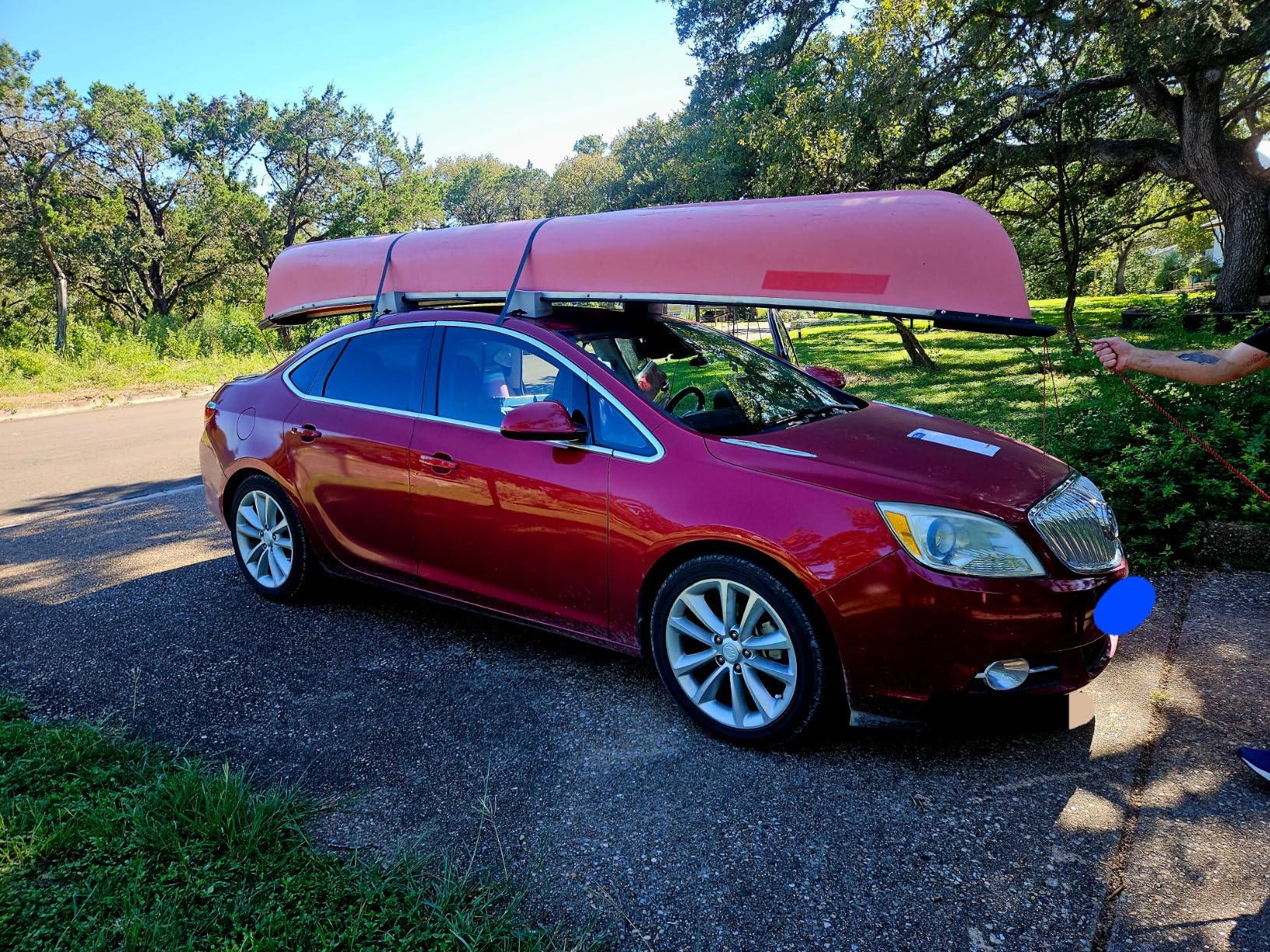Universal Kayak Foam Block Carrier Kit for Car Roof Rack, 6 inch Canoe Pads with Tie-Downs customer photo 1