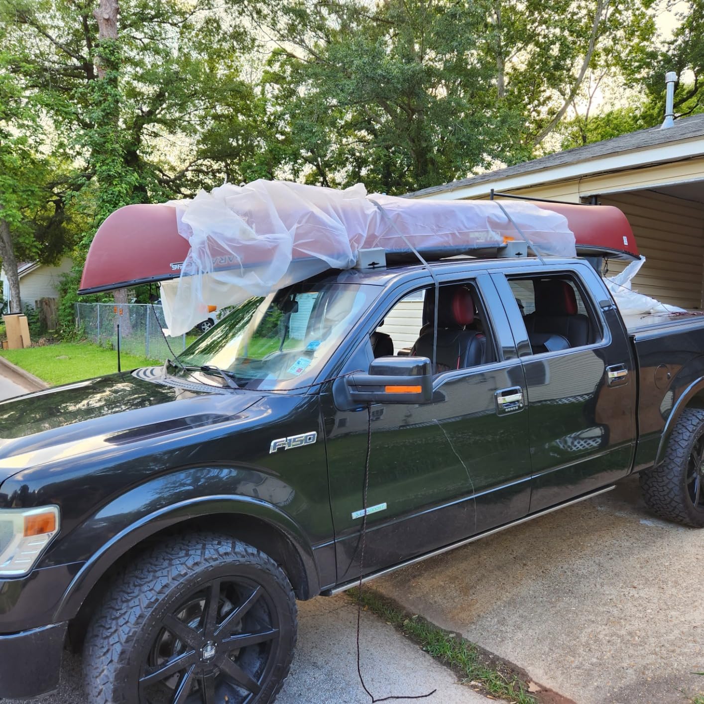 Universal Kayak Foam Block Carrier Kit for Car Roof Rack, 6 inch Canoe Pads with Tie-Downs customer photo 2