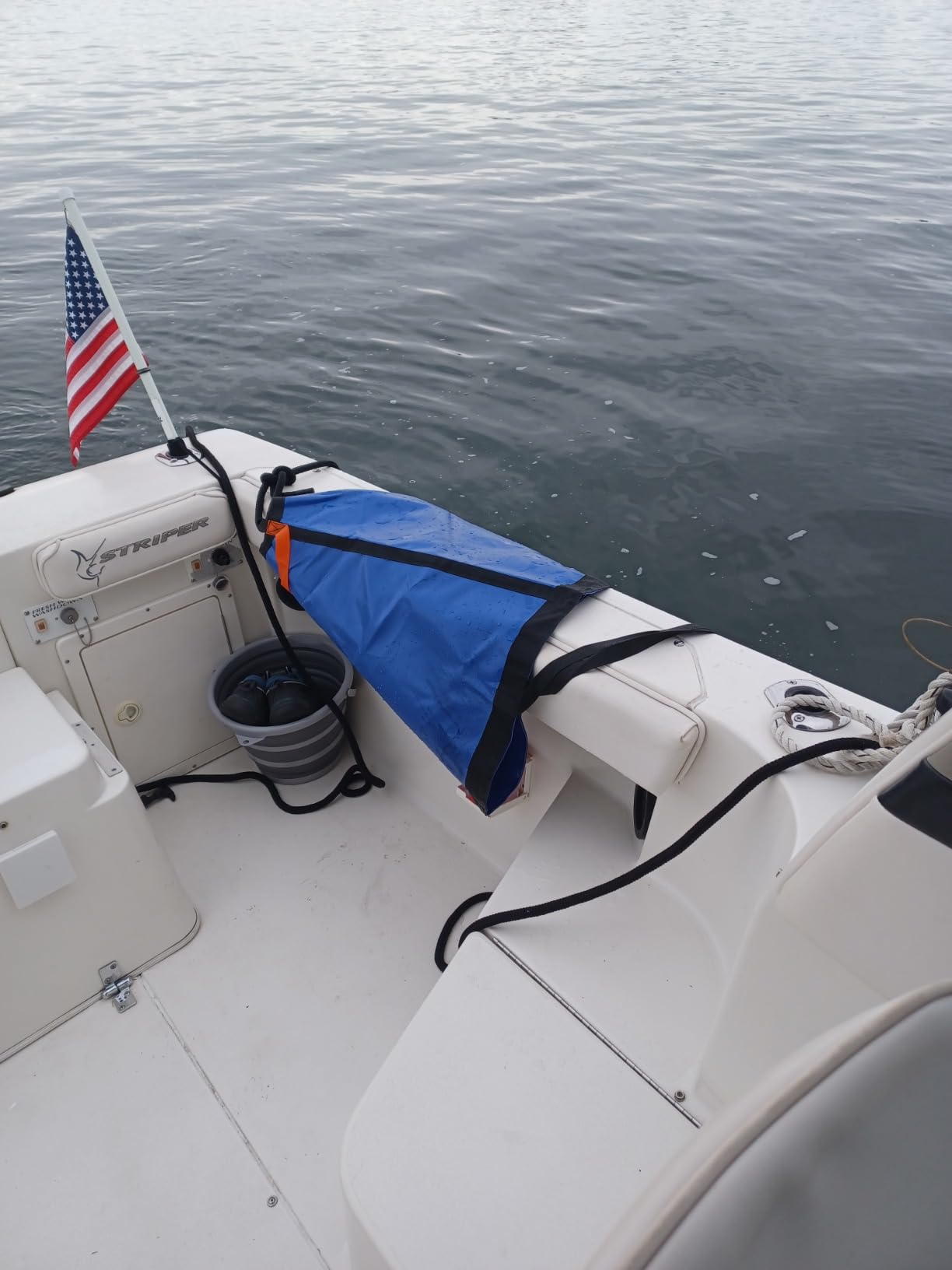 MOOCY Drift Sock with Dump Line Harness and Buoy Sea Anchor Kit for Fishing Boat Kayak Pontoon customer photo 2