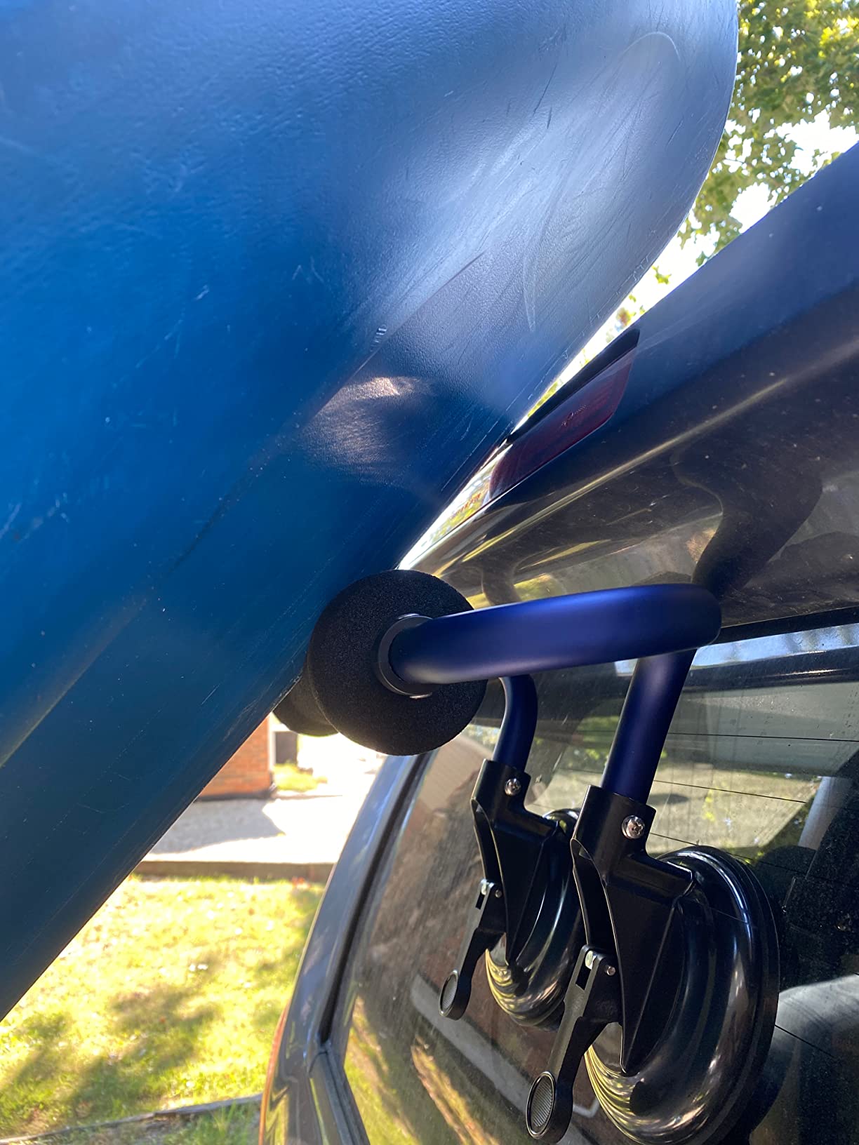 Kayak Roller, Kayak Load Assist for Car SUV Suction Mounted Roof Roller Loader customer photo 2