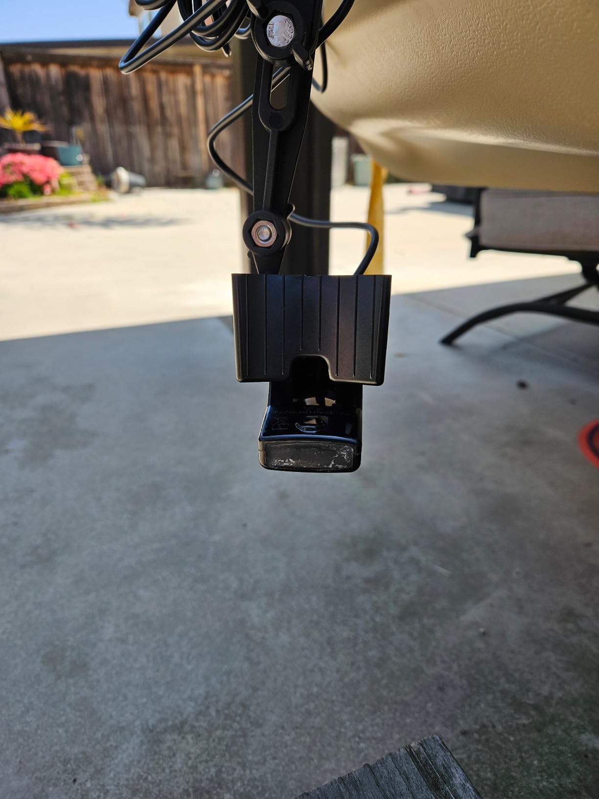 Kayak Fish Finder Mount with Transducer Mounting Arm, 1.5
