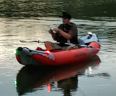 Botepon Kayak Navigation Lights Stern Lights Battery Operated, Waterproof Kayak Lights For Night Kayaking customer photo 1