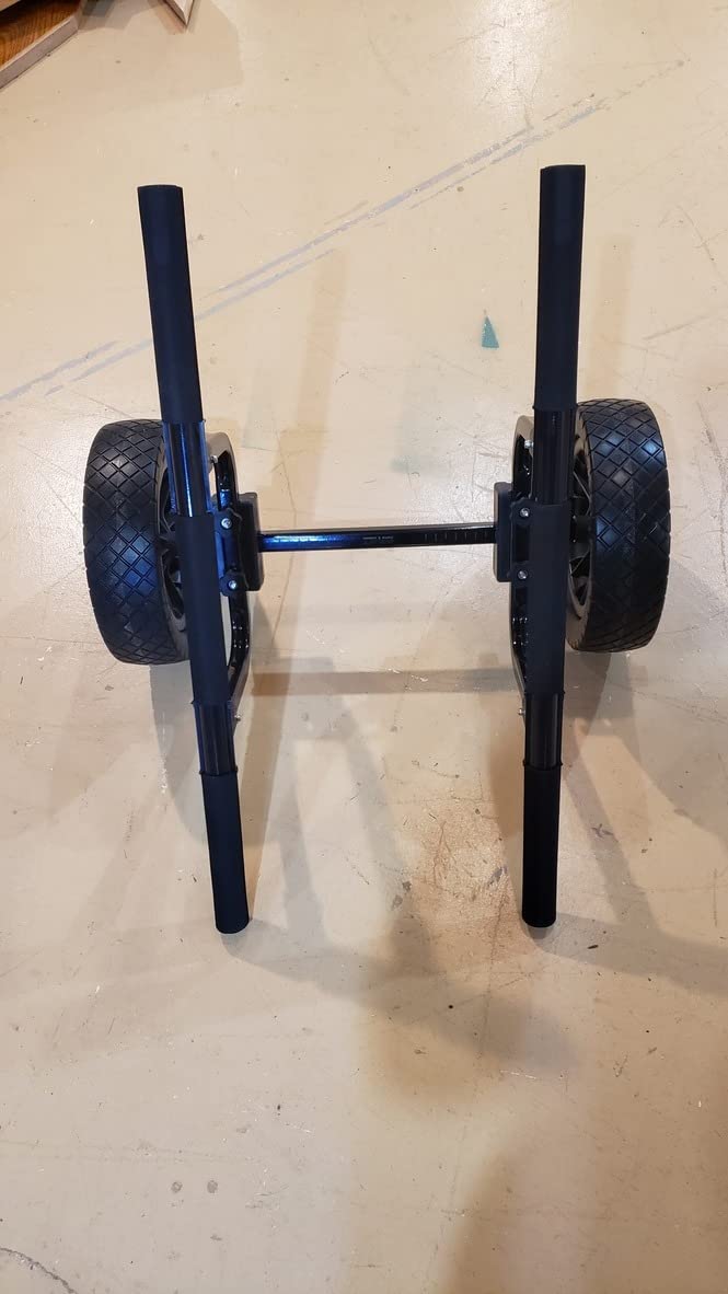 Best Marine and Outdoors Kayak Cart, Heavy Duty Adjustable Width Dolly with 450lb Weight Capacity and Flat Free Airless Wheels customer photo 2