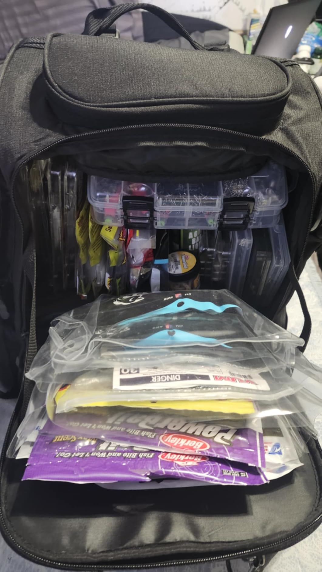 KastKing Bait Boss Fishing Tackle Backpack with Rod Holders-4 Tackle Boxes-Rain Cover,45/43L Large Storage for Fishing Gear customer photo 1