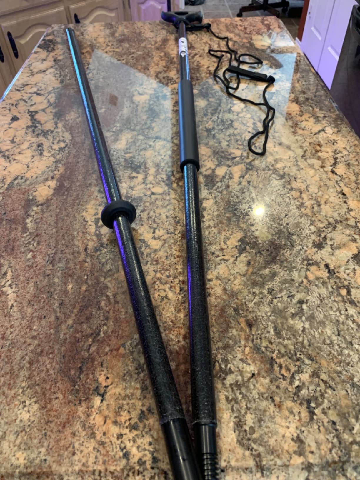 Pelican Anchor and Push Pole - Shallow Water Anchor Pin -Fiberglass Pole - 8 ft customer photo 1