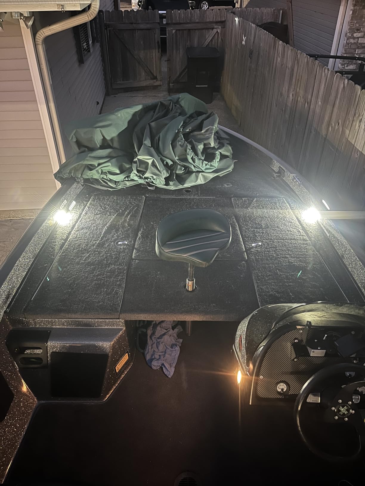 Boaton Boat Navigation Lights, Super Bright Bow Lights For Night Fishing, No Drilling Adhesive Install customer photo 2