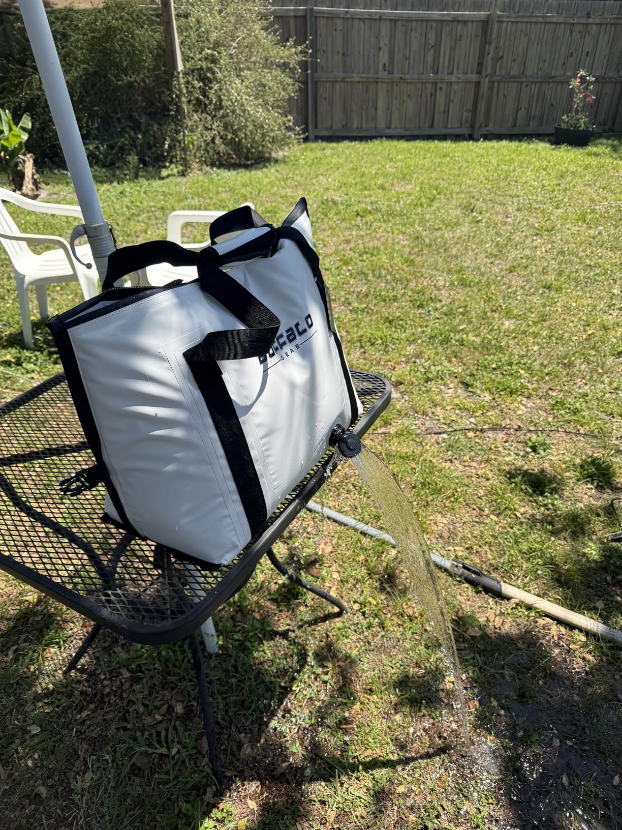 Buffalo Gear Insulated Fish Cooler - 27.5QT 58QT Waterproof Flat Bottom Bag, Leakproof and Fishing Kill Bag customer photo 1