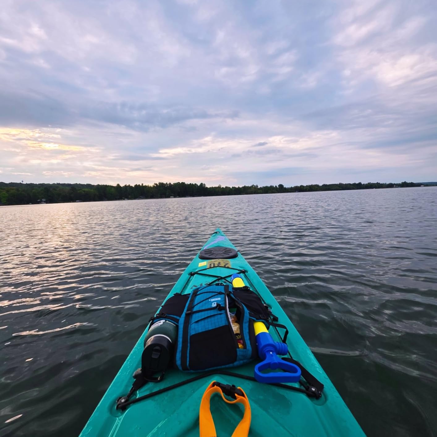 Gearlab Deck Pod 2 - Kayak Deck Bag, Deckhand system (Holds Paddle Float, Bilge Pump) customer photo 2