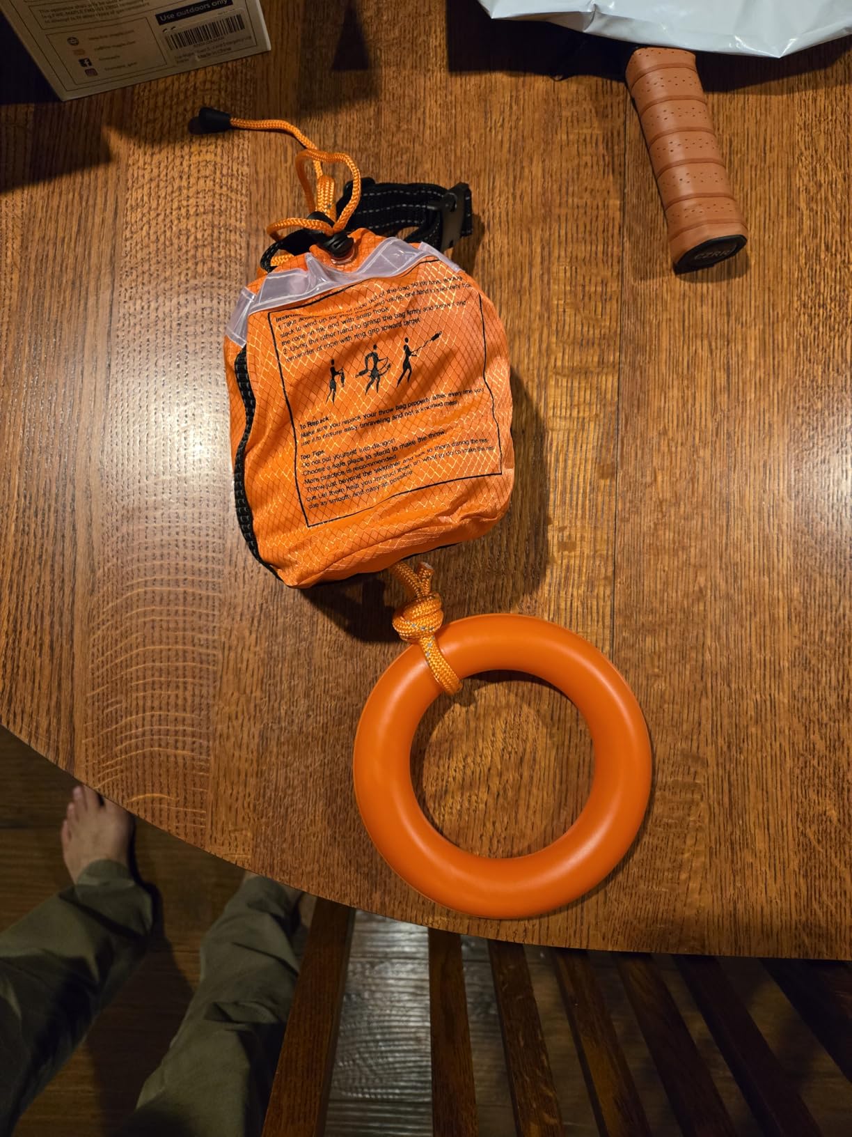 NTR Water Rescue Throw Bag with 50/70/98 Feet of Rope in 3/10 Inch Tensile Strength Rated to 1844lbs, Throwable Device for Kayaking and Rafting, Safety Equipment for Raft and Boat customer photo 1