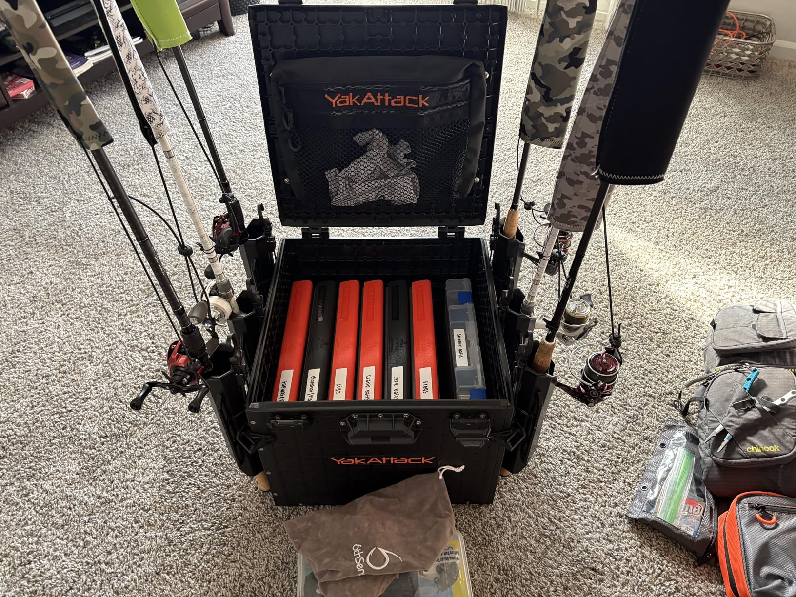 KastKing HyperSeal Waterproof Fishing Tackle Box, Waterproof 3600 and 3700 Tackle Trays, Organizer with Removable Dividers, Lure Box and Terminal Tackle Storage customer photo 2