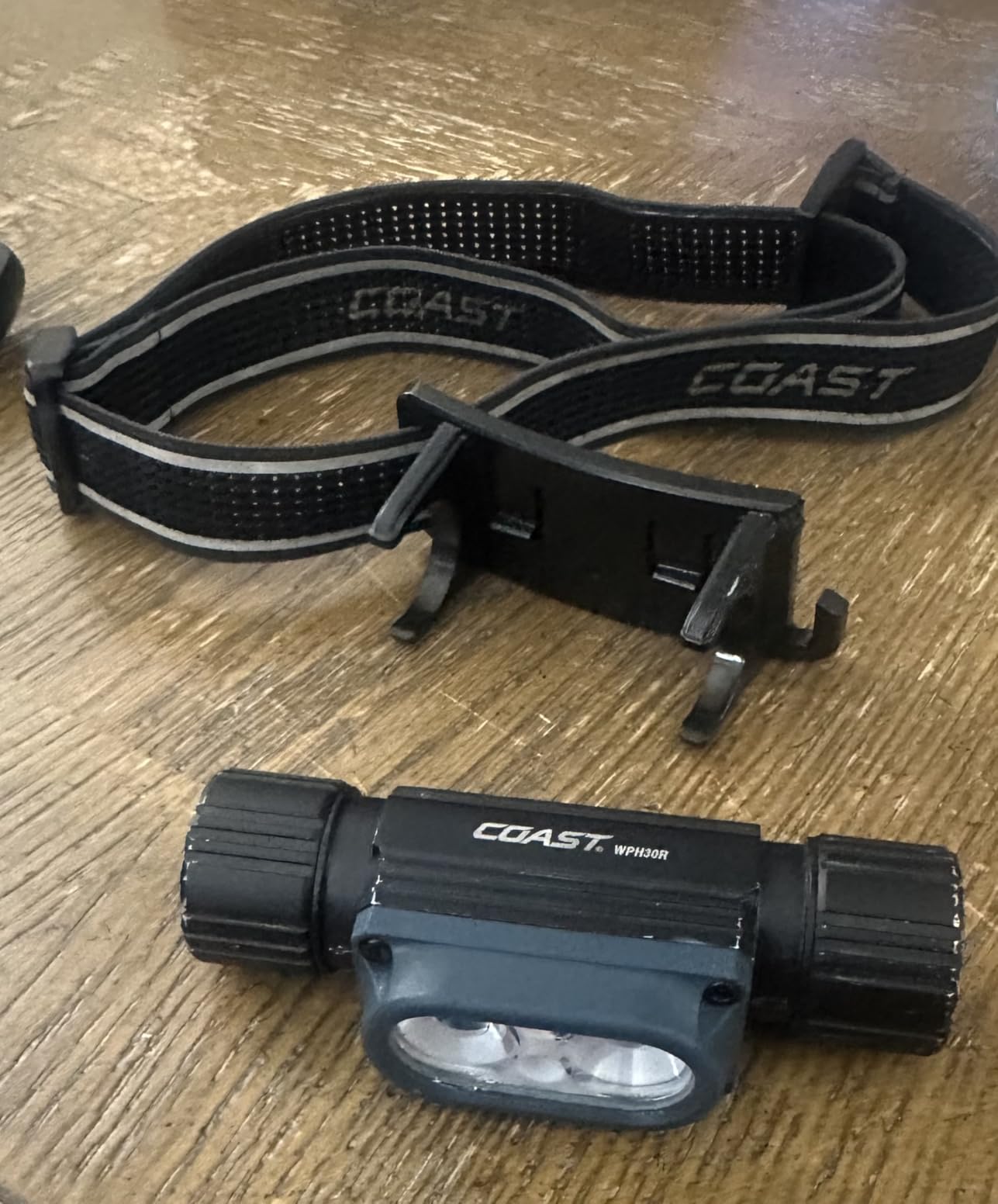 Coast WPH30R 1000 Lumen Waterproof Ultra Bright IP68 USB Rechargeable-Dual Power Headlamp, 5 Modes with Spot and Flood Beams, Blue/Black customer photo 1