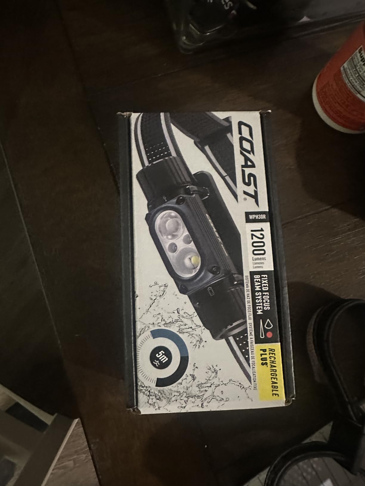 Coast WPH30R 1000 Lumen Waterproof Ultra Bright IP68 USB Rechargeable-Dual Power Headlamp, 5 Modes with Spot and Flood Beams, Blue/Black customer photo 2