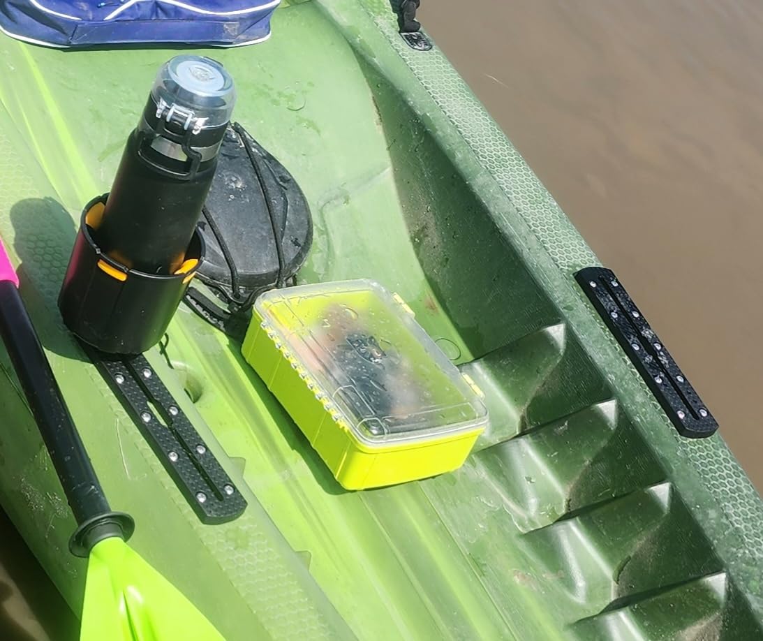 Kayak Cup Holder Multi-Functional, Drink Holder, Bottle Holder, Phone Holder, Fishing Tool and Lures Storage,Kayak Accessories,Kayak Track Mount Install customer photo 2