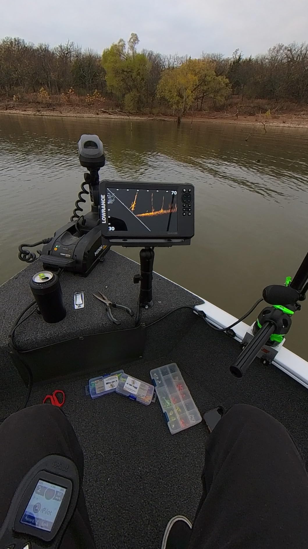 RAILBLAZA HEXX Live Pole 60 - Sonar Transducer Mount Pole for Kayaks, Adjustable 60