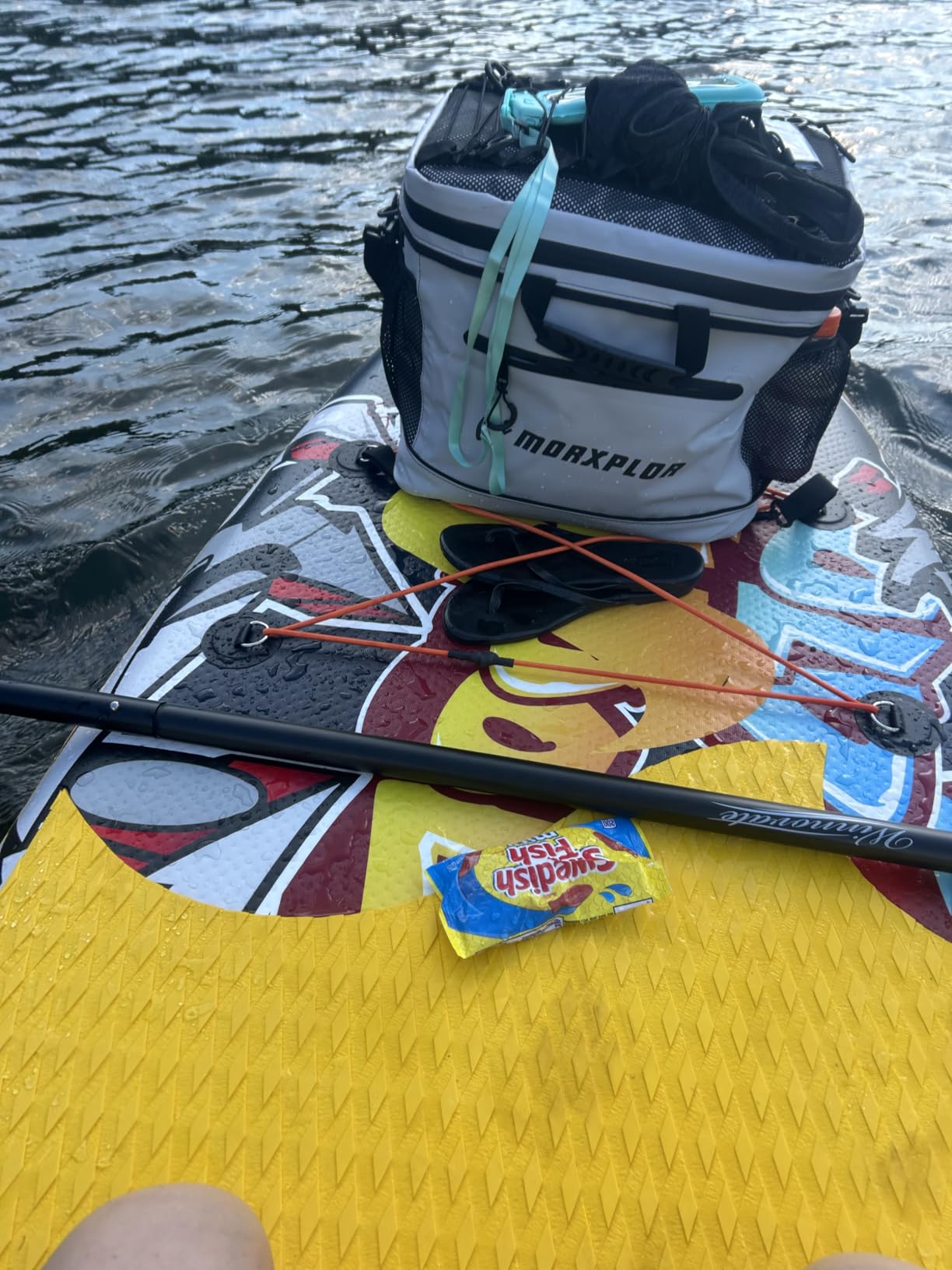 Waterproof PVC Material Paddleboard Cooler Deck Bag, 40 cans Sup Deck Cooler Bag customer photo 1