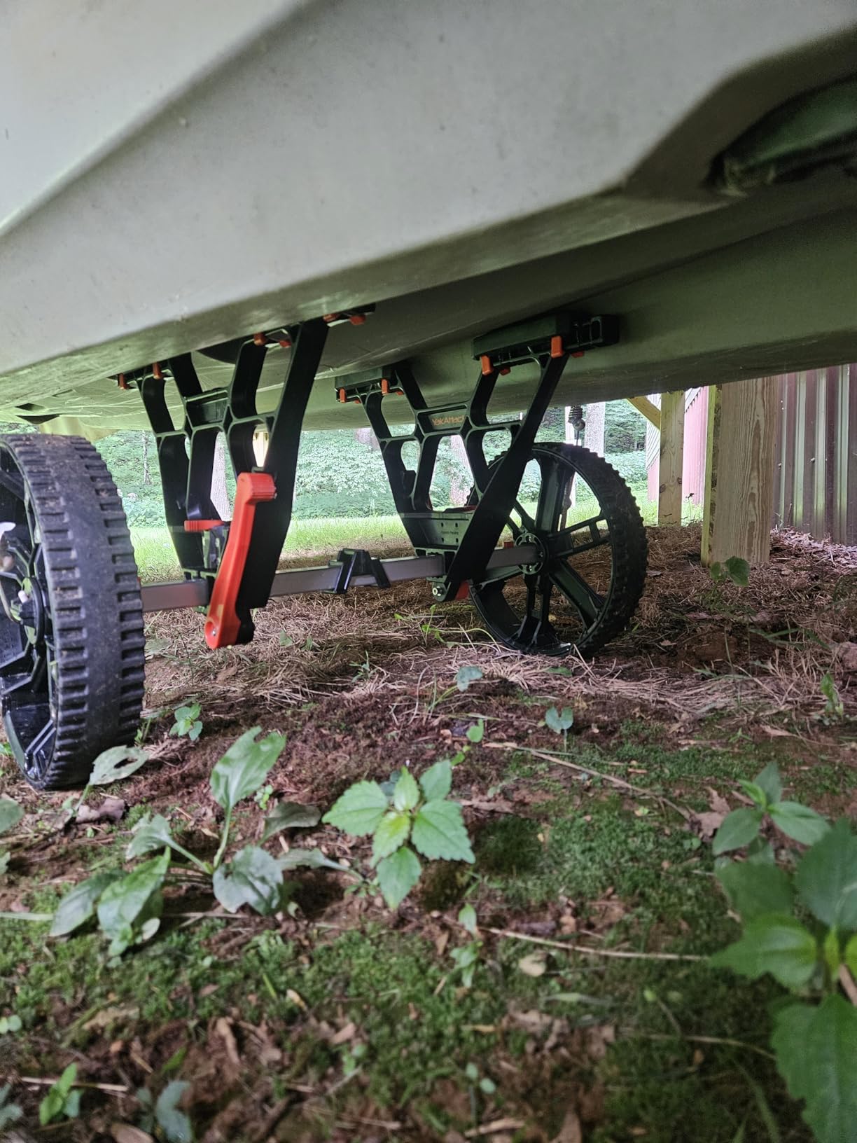 YakAttack Kayak Carts with Adjustable Frame & Wheel Options | All-Terrain, Sand & Solid Tire Variations | Made in USA customer photo 2