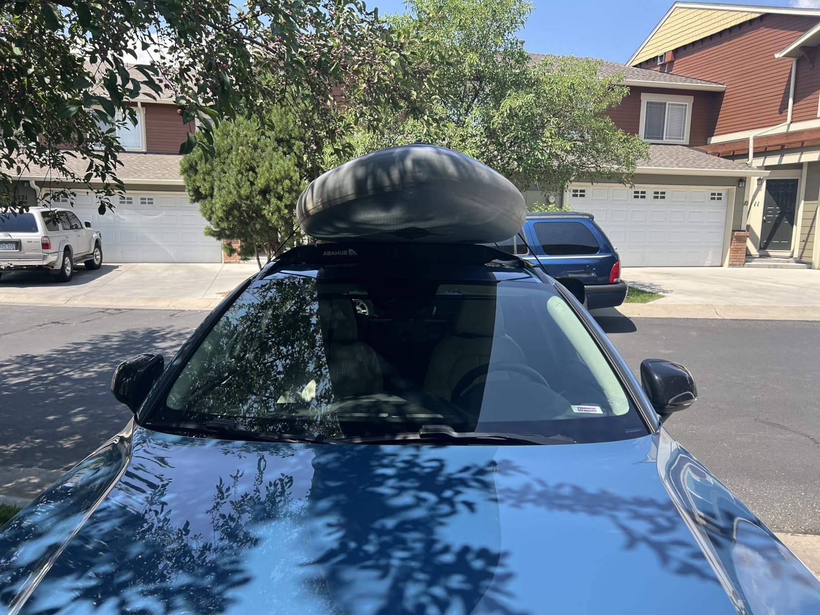 Abahub Kayak Roof Rack Soft Foam Pads for Car, Includes Tie Down Straps and Storage Bag (Black) customer photo 1