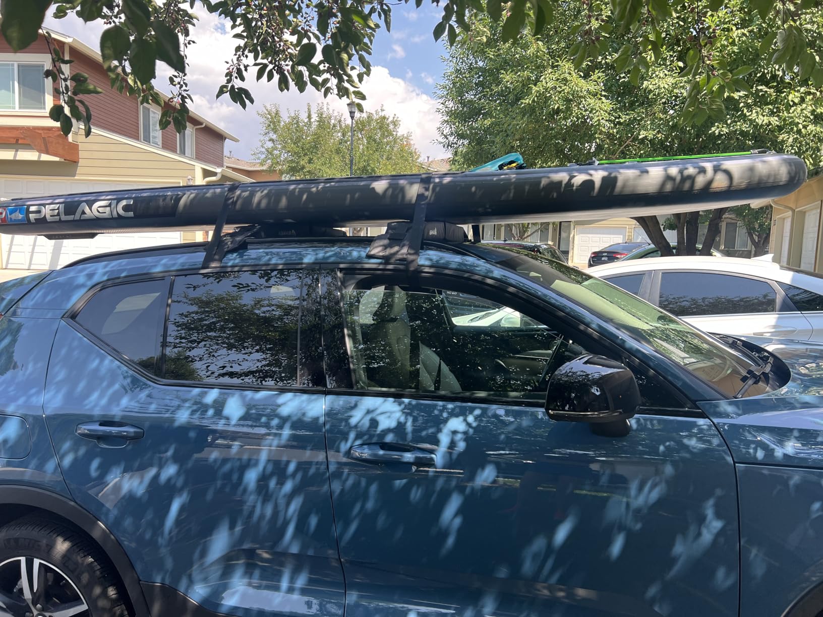 Abahub Kayak Roof Rack Soft Foam Pads for Car, Includes Tie Down Straps and Storage Bag (Black) customer photo 2