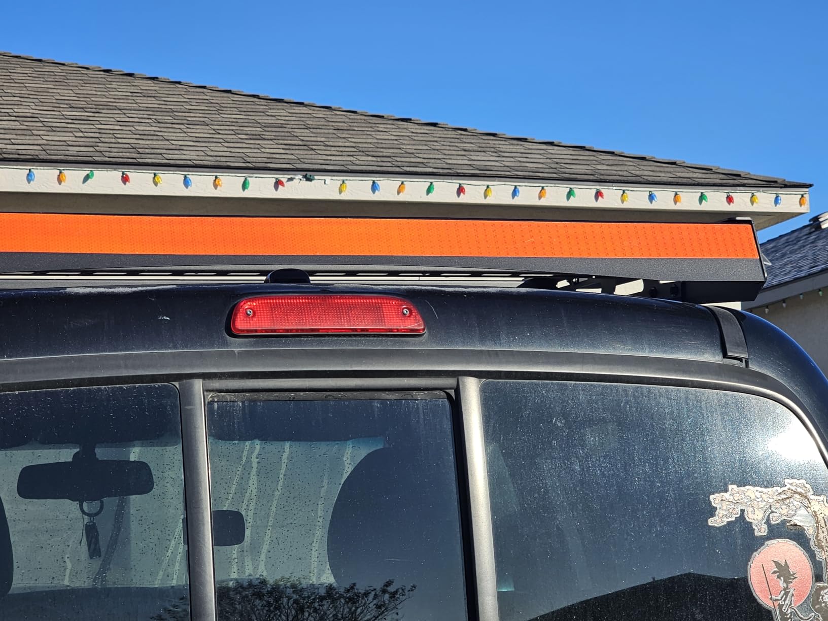 SWRT Reflective Tape 2 Inch x 30 Feet DOT-C2 Shining Star Fade Resistant Red Reflective Tape Outdoor Waterproof Strong Adhesive Safety Warning Tape Reflector Conspicuity Tape for Trailer Trucks Bike customer photo 1