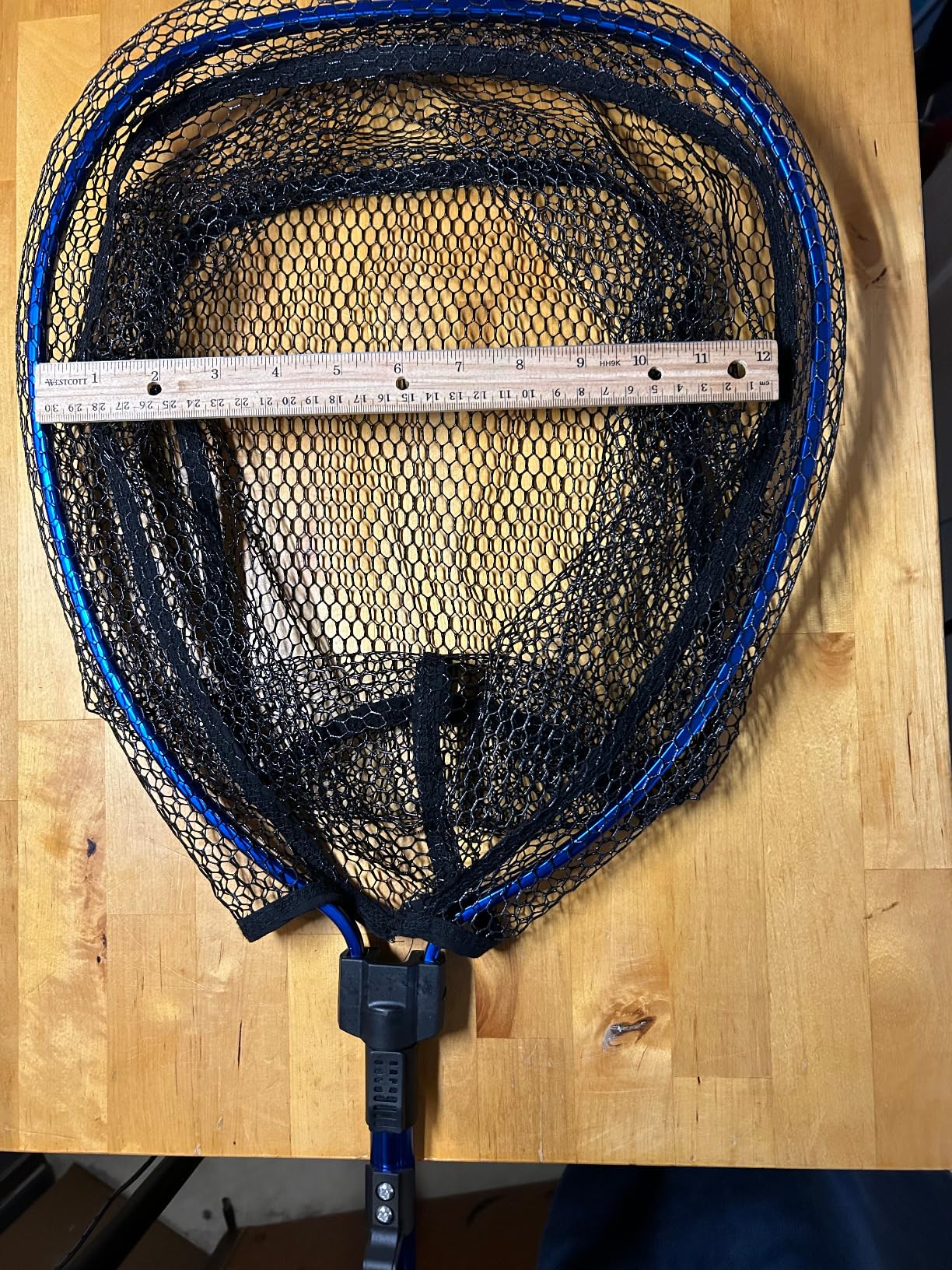 LBW Collapsible Fishing Net with Handle, Folding Kayak Net for Freshwater or Saltwater, Trout Catfish Bass Compact Rubber Landing Net customer photo 1