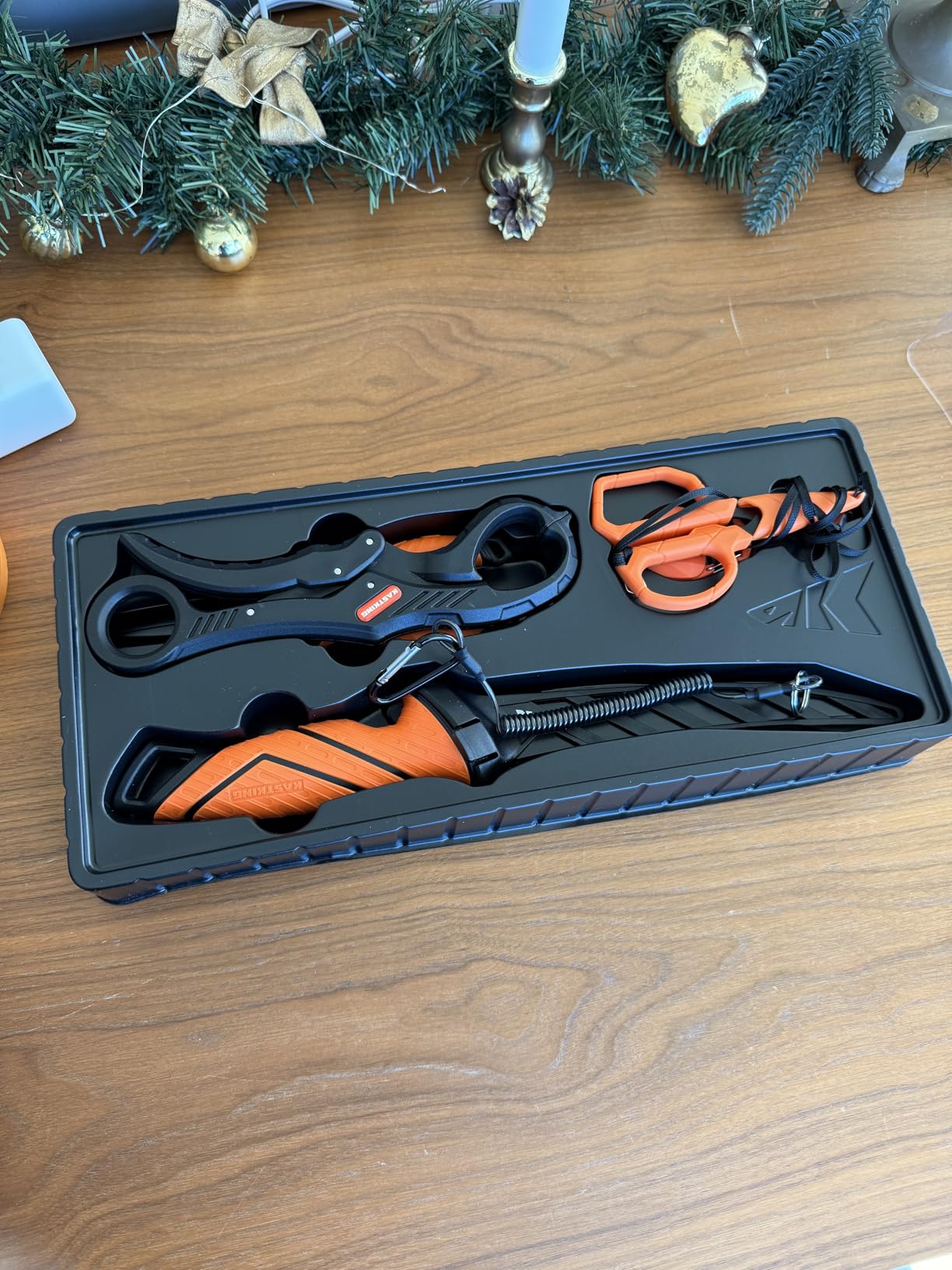 KastKing SteelStream 6pc Fishing Tool Kit - Corrosion Resistant Fishing Pliers with Lanyard, Fillet Knife, Floating Fish Lip Gripper, Fishing Braid Scissors, Tool Retractor, Fishing Gifts for Men customer photo 1