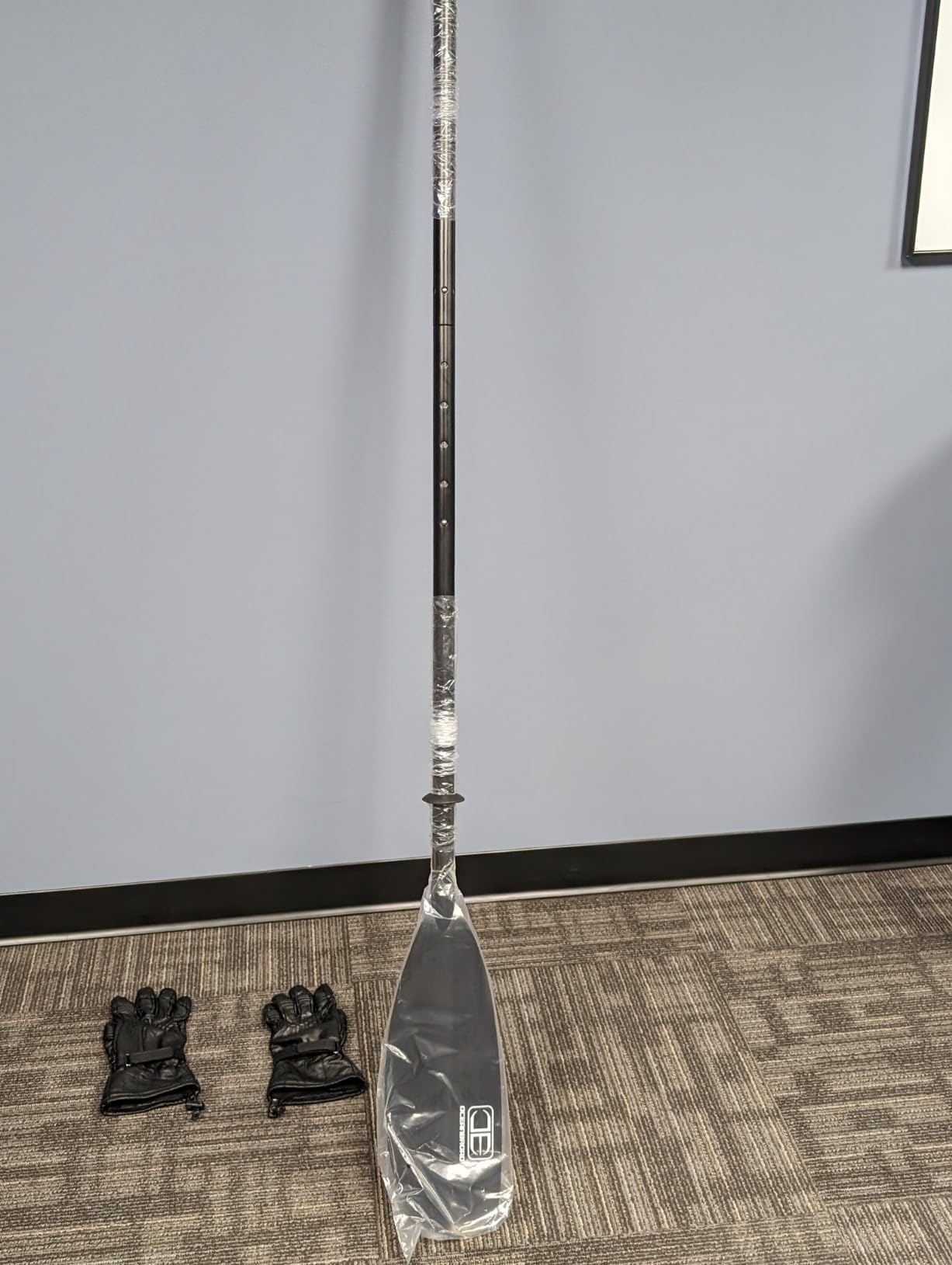 OCEANBROAD Adjustable Fishing Kayak Paddle - 94in/240cm-98in/250cm-102in/260cm Aluminum Alloy Shaft with Paddle Leash customer photo 1