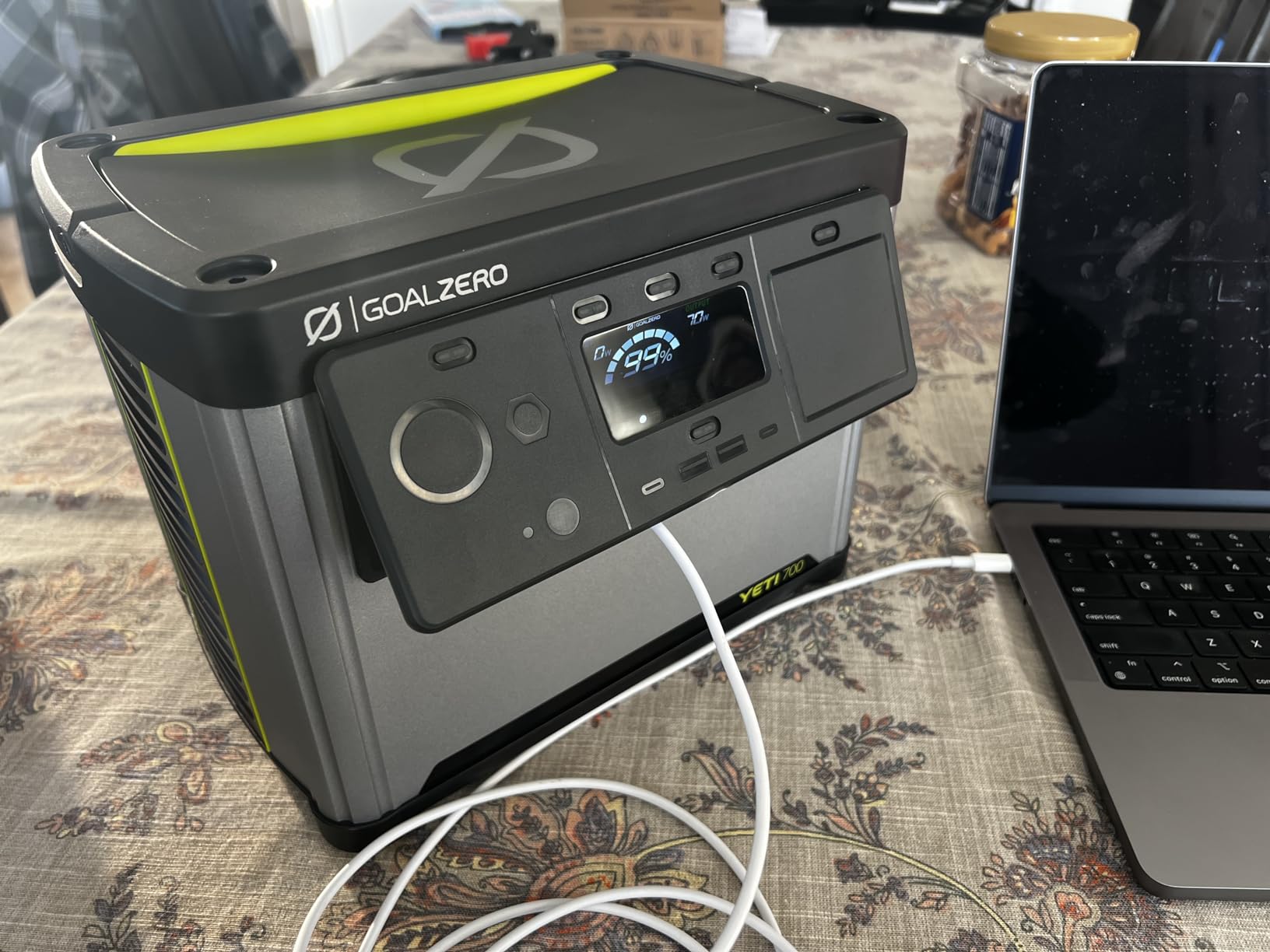 Goal Zero Yeti Portable Power Station, Yeti 300, 297 Watt Hour LiFePO4 Battery, Water resistant & Dustproof Solar Generator For Outdoors, Camping, Tailgating, & Home, Clean Renewable Off-Grid Power customer photo 2