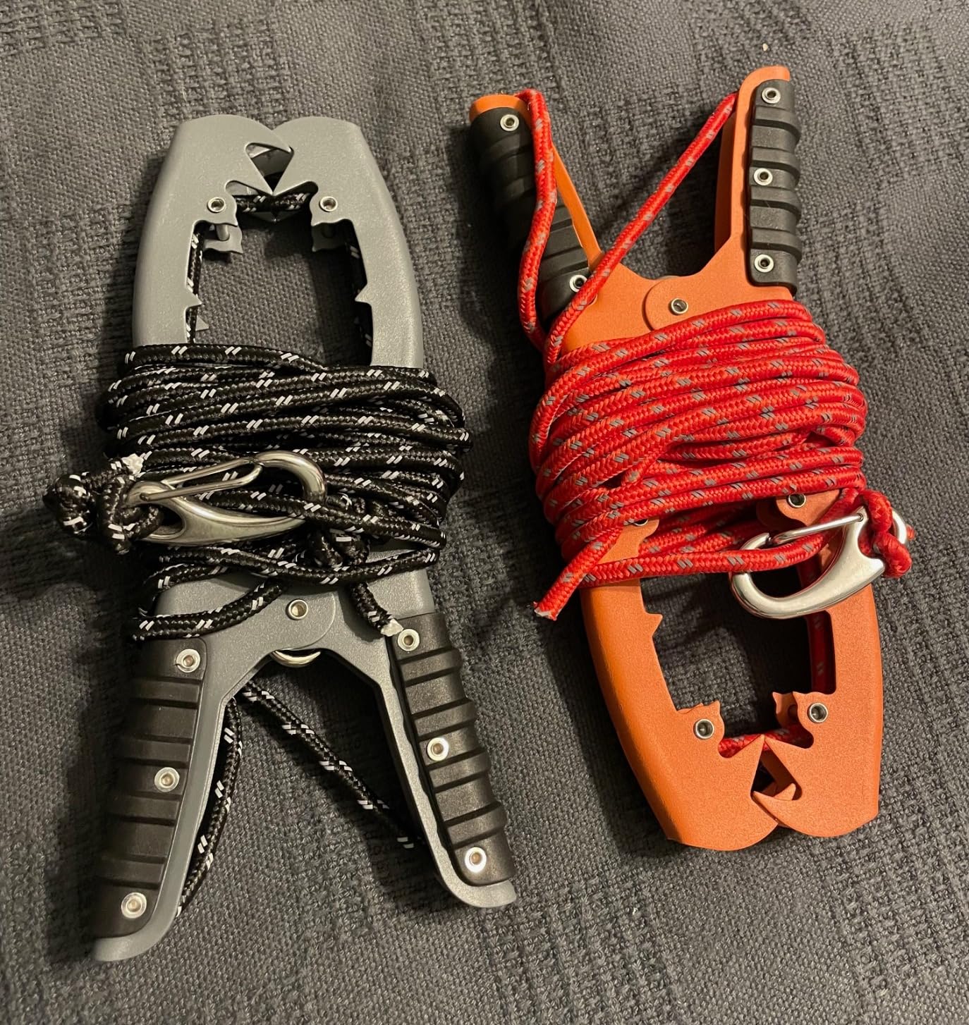 2 Piece Kayak Anchor Grip Clamp with 16.4ft Paracord Snap Hook, Boat Anchor Clip, Fishing Accessories for Kayak, Fisherman Anchor Clamp, Anchor Grip for Fishing customer photo 2